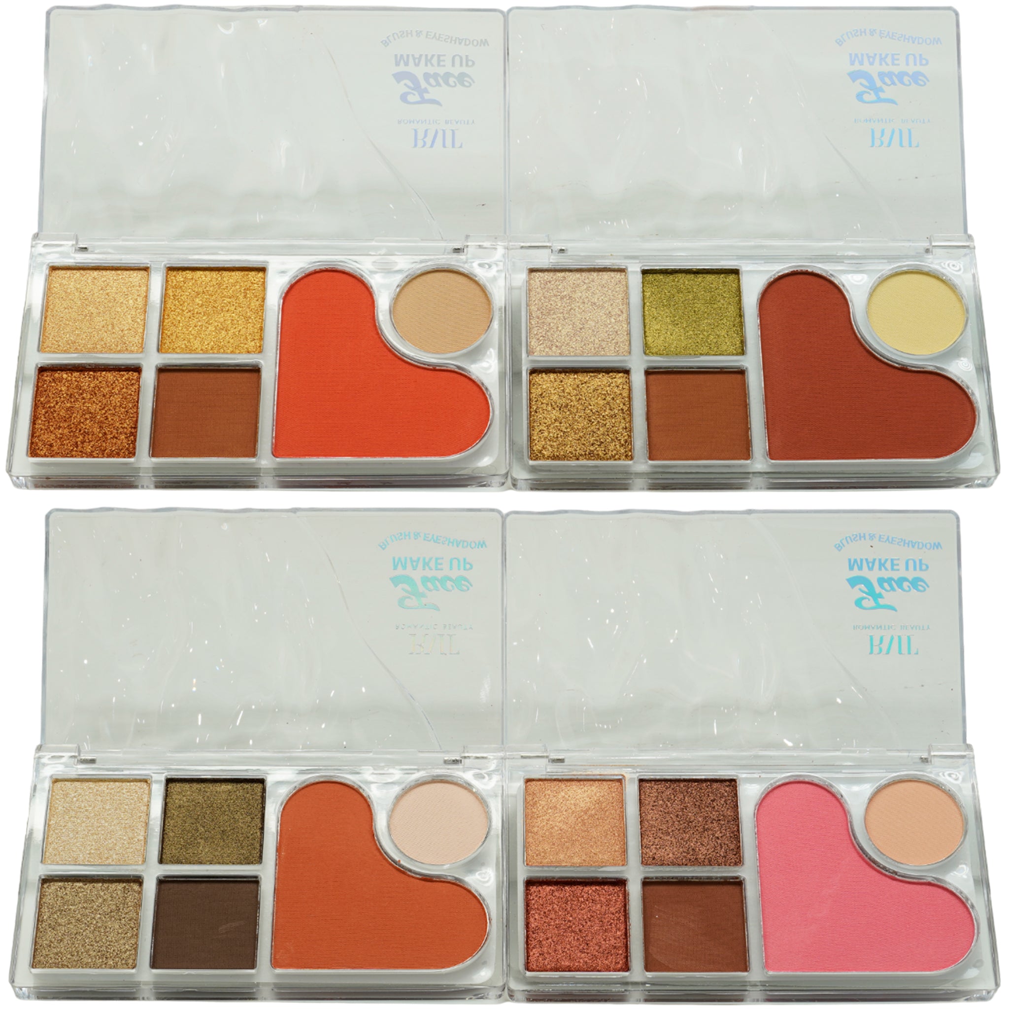 (24-pack) Romantic Beauty Face Makeup Palette - Thumbnail 2