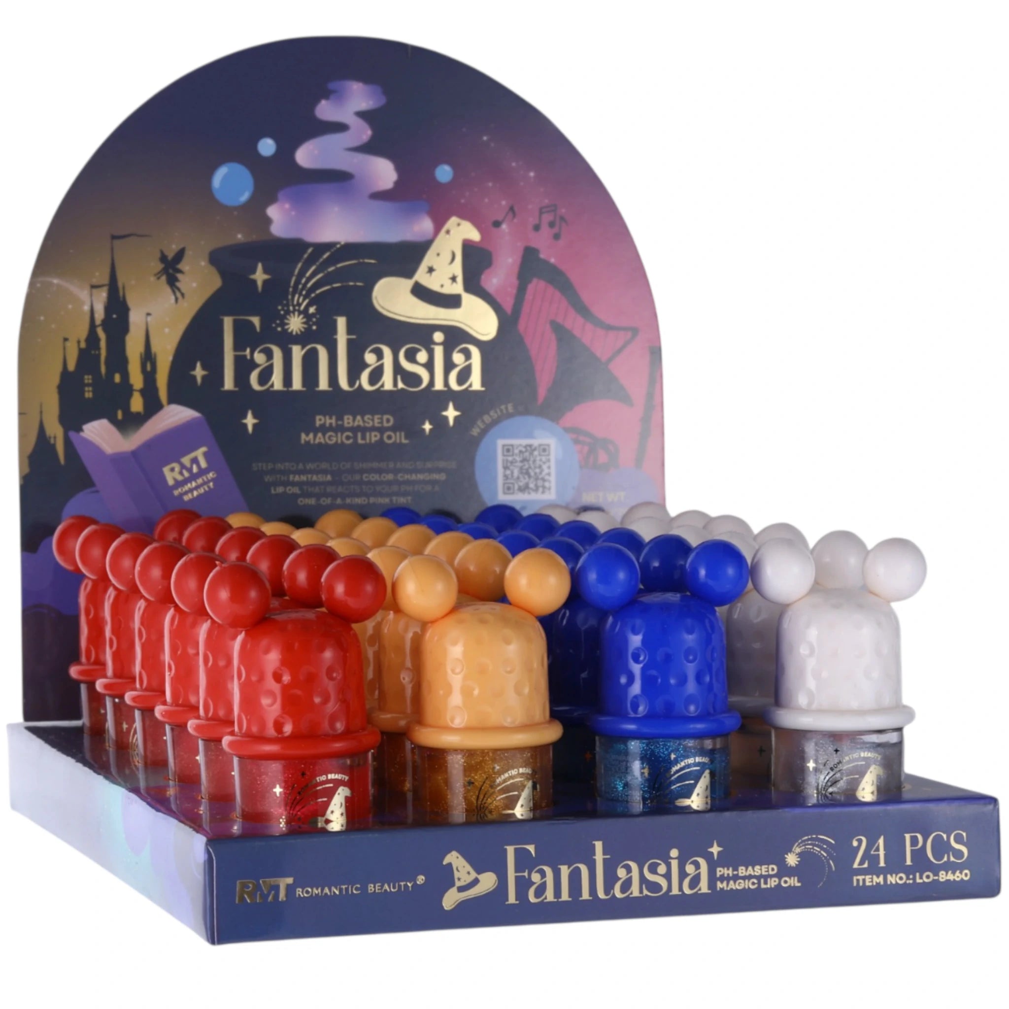 (24-pack) Romantic Beauty Fantasia Ph-Based Magic Lip Oil