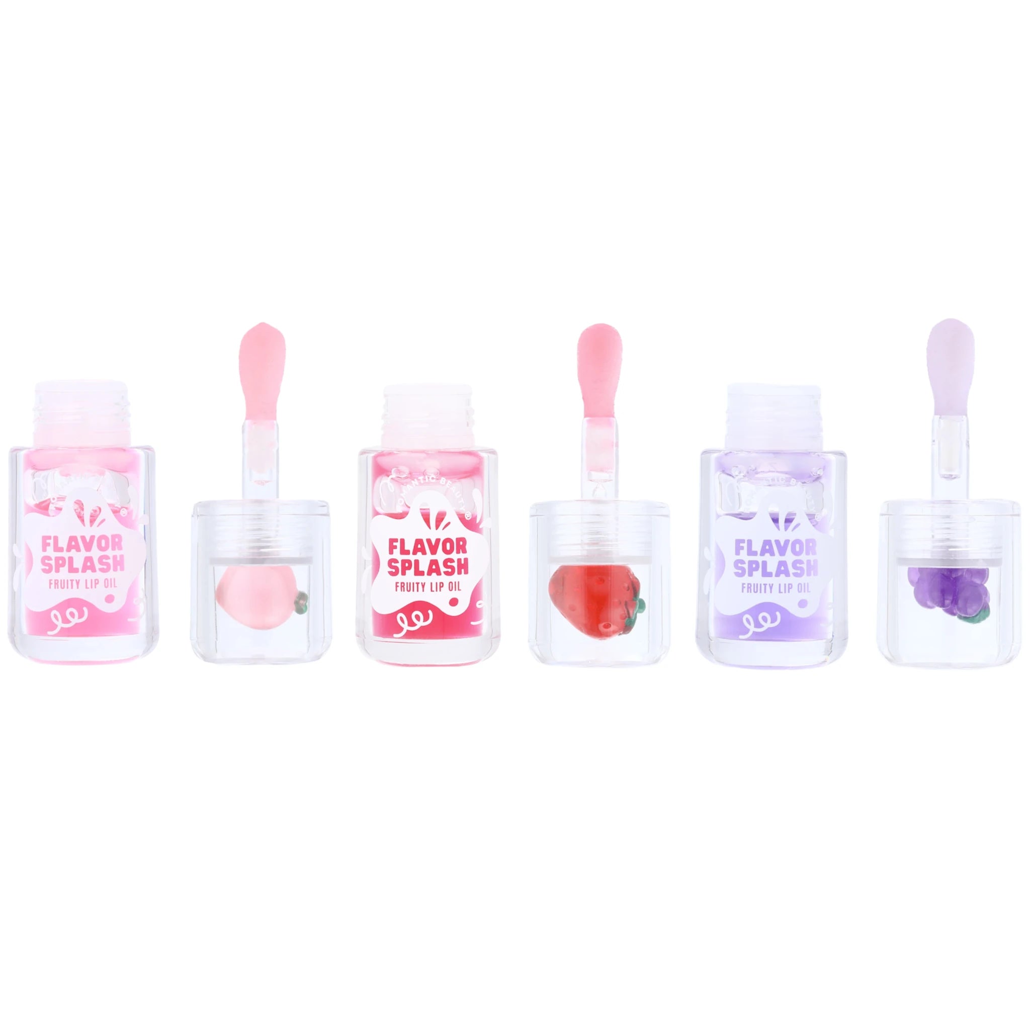 (24-pack) Romantic Beauty Flavor Splash Fruity Lip Oil - Thumbnail 3