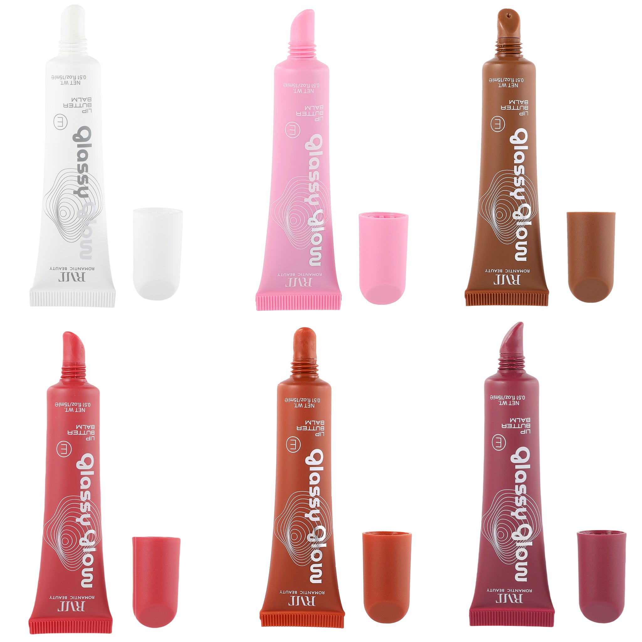 (24-pack) Romantic Beauty Glassy Glow Lip Butter Balm - Thumbnail 2