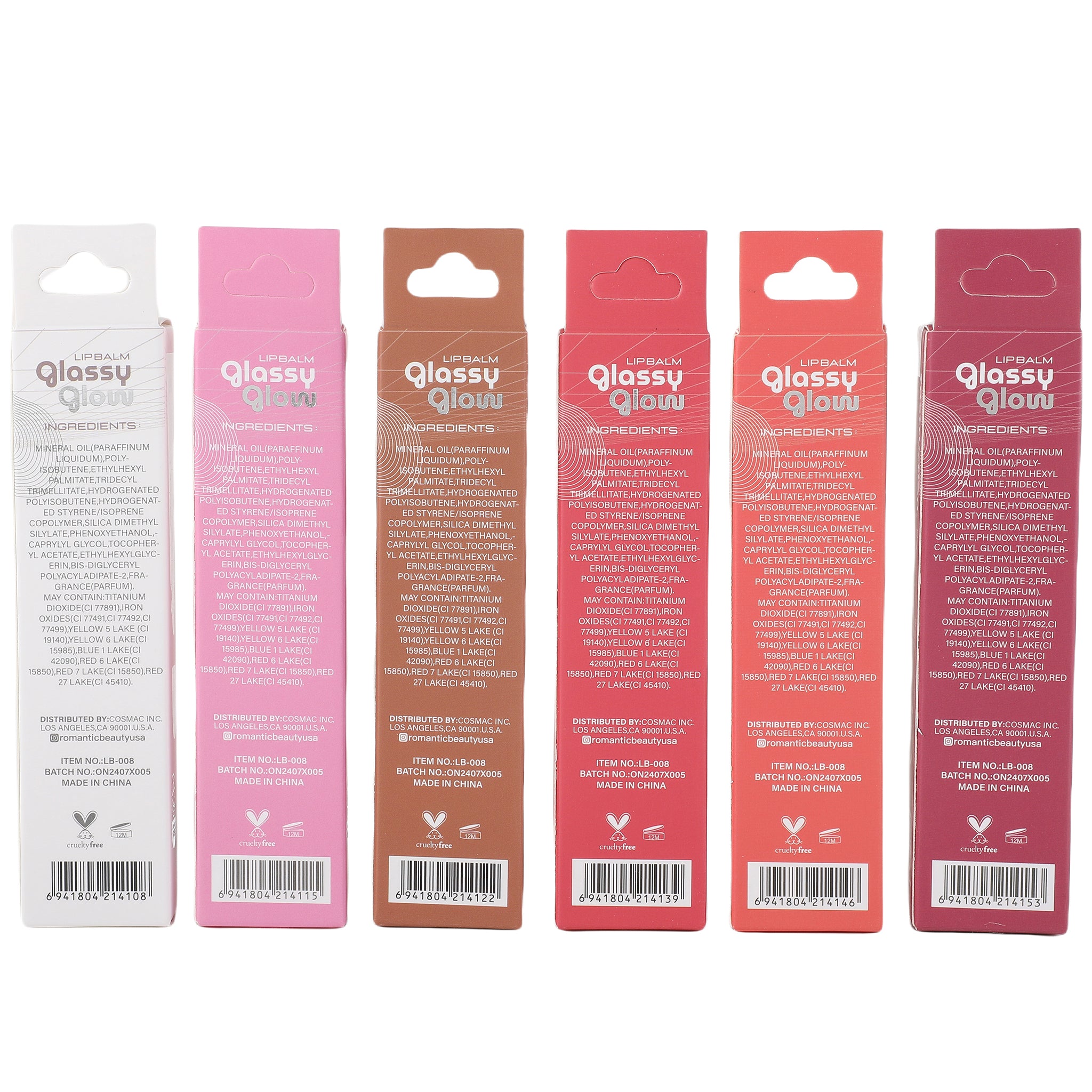 (24-pack) Romantic Beauty Glassy Glow Lip Butter Balm - Thumbnail 3