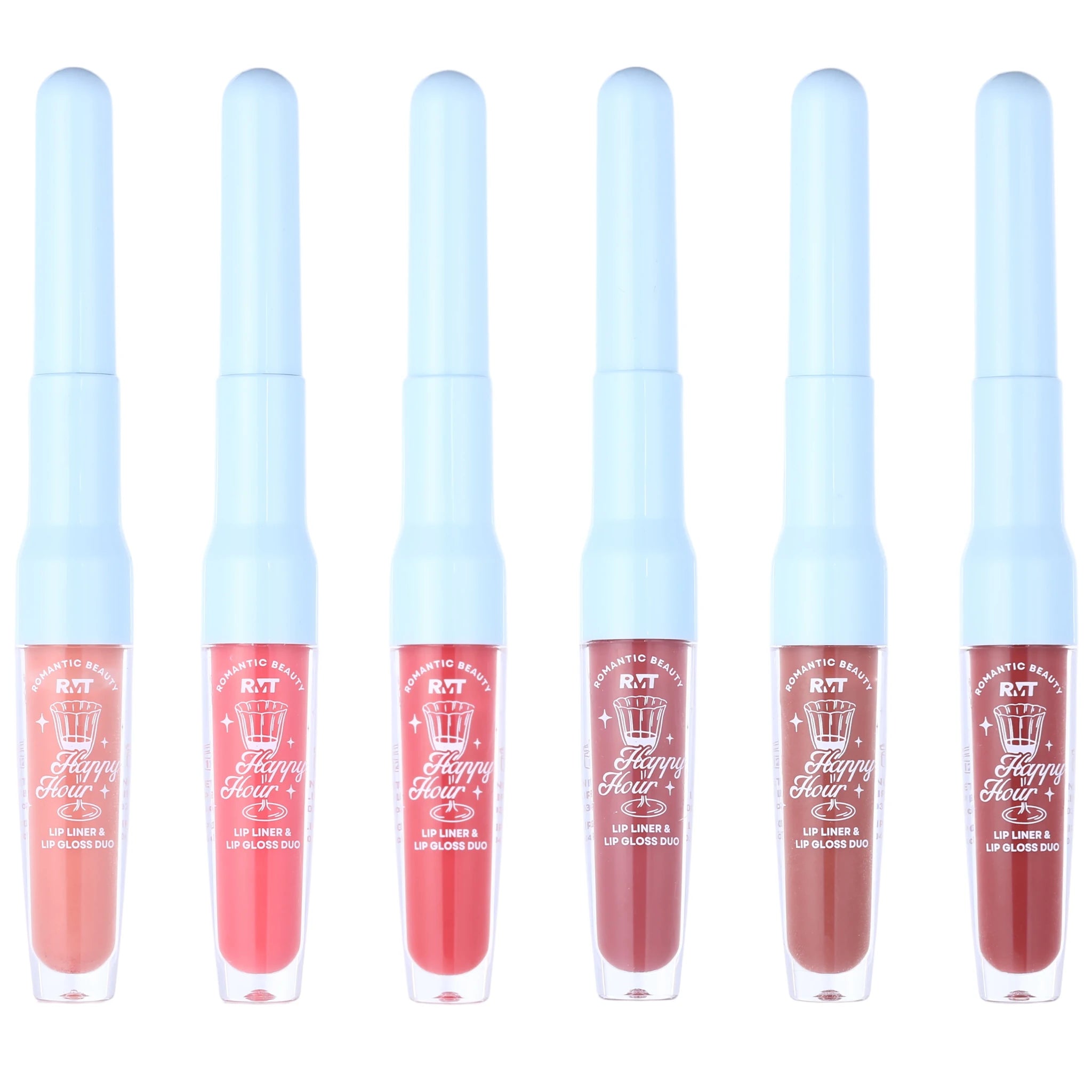 (24-pack) Romantic Beauty Happy Hour Lip Liner & Lip Gloss Duo - Thumbnail 2