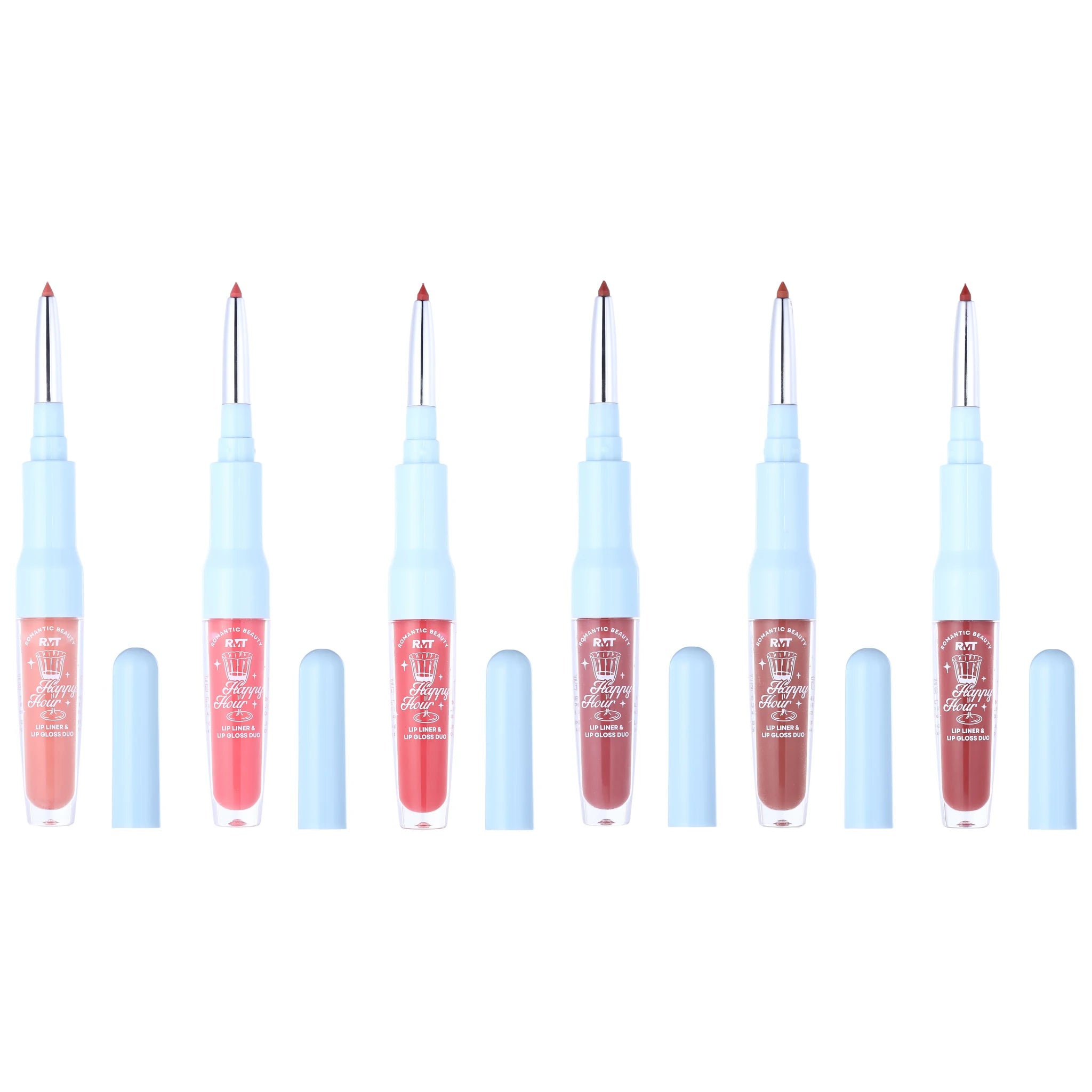 (24-pack) Romantic Beauty Happy Hour Lip Liner & Lip Gloss Duo - Thumbnail 3