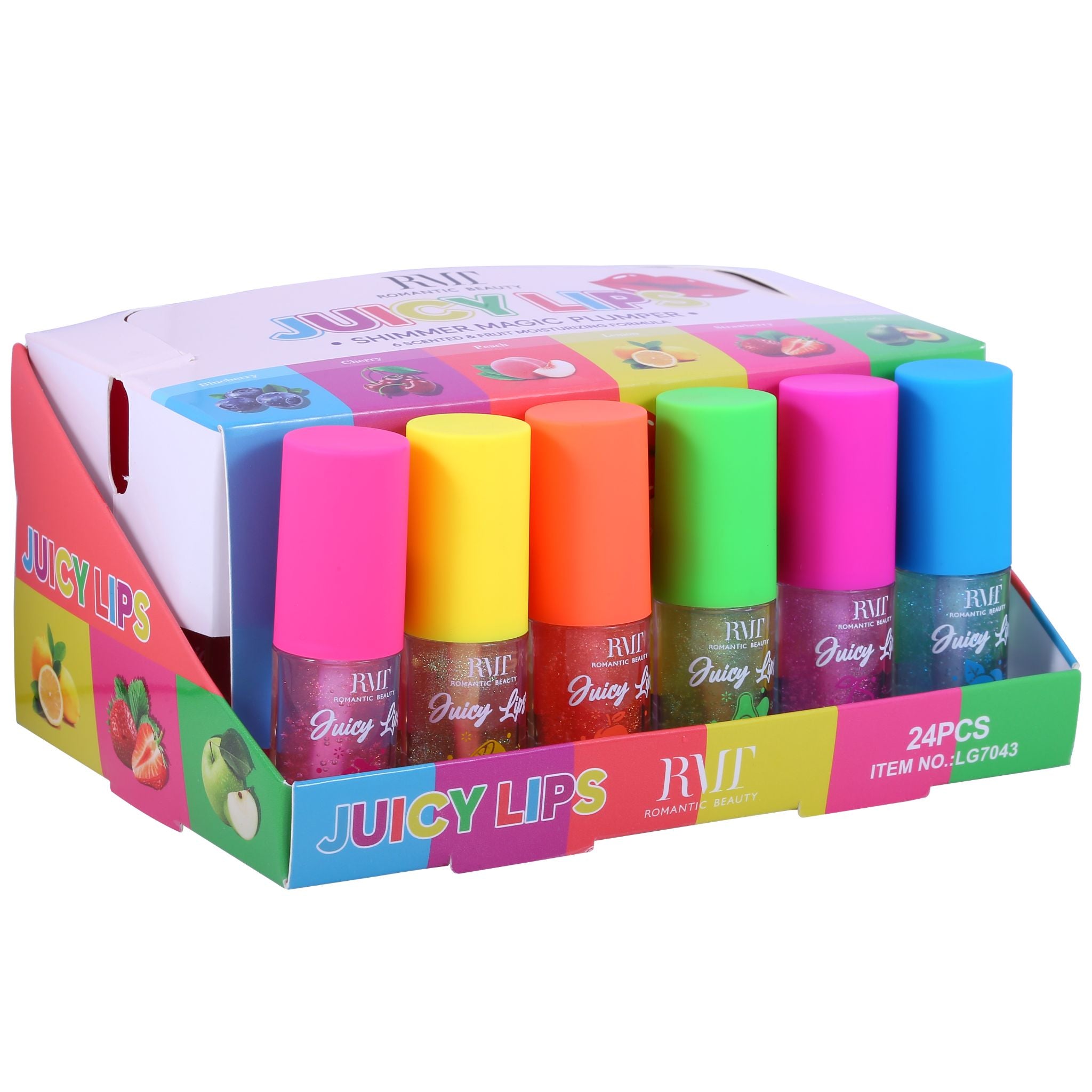 (24-pack) Romantic Beauty Juicy Lips Shimmer Magic Lip Plumper - Thumbnail 2
