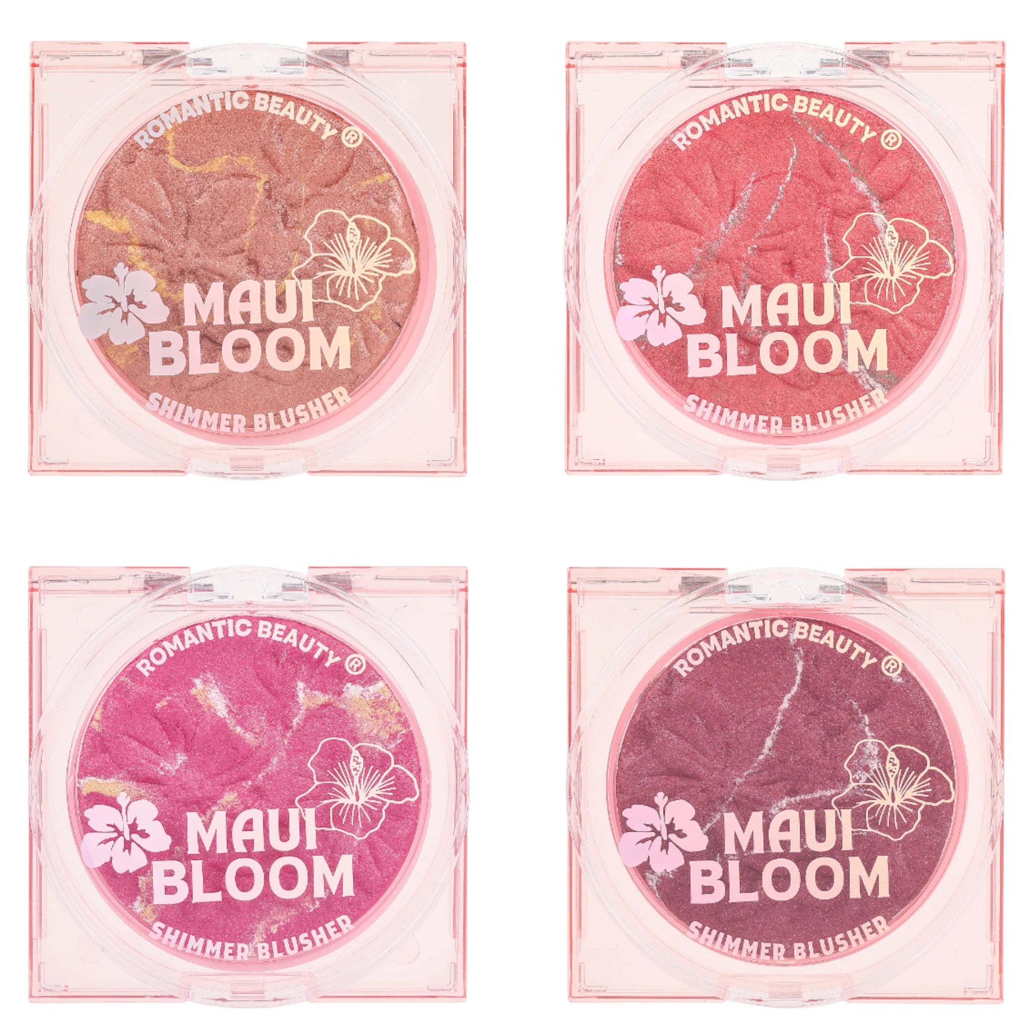 (24-pack) Romantic Beauty Maui Bloom Shimmer Blusher - Thumbnail 2