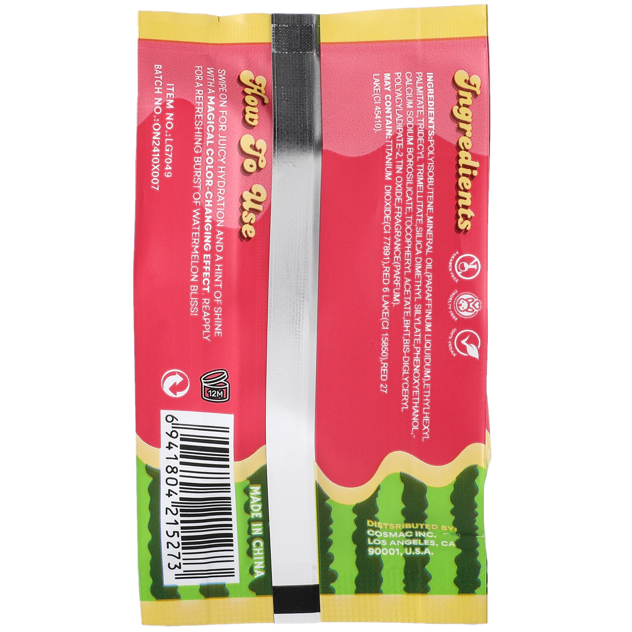 (24-pack) Romantic Beauty Melon Kiss Magic Shimmer Lip Oil - Thumbnail 3