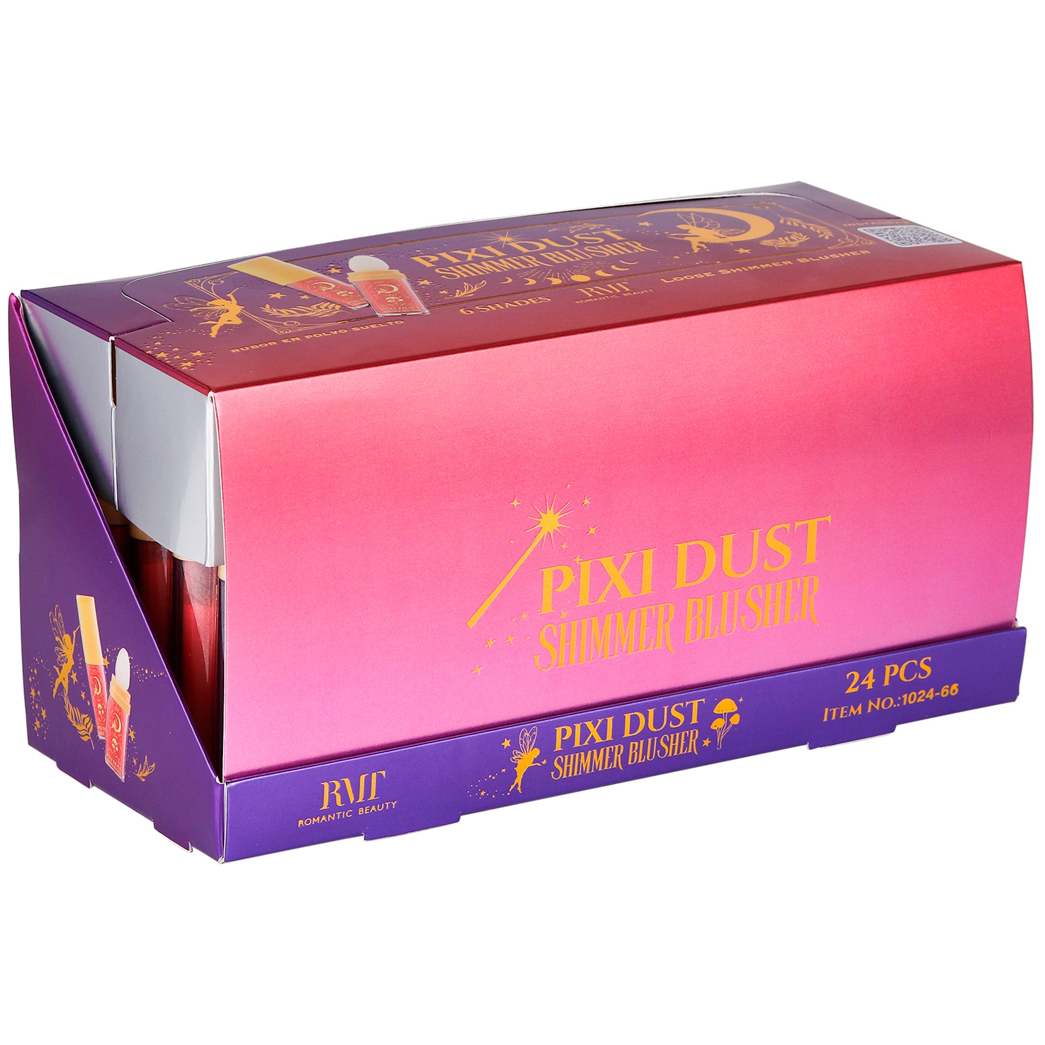 (24-pack) Romantic Beauty Pixi Dust Shimer Blusher - Thumbnail 3