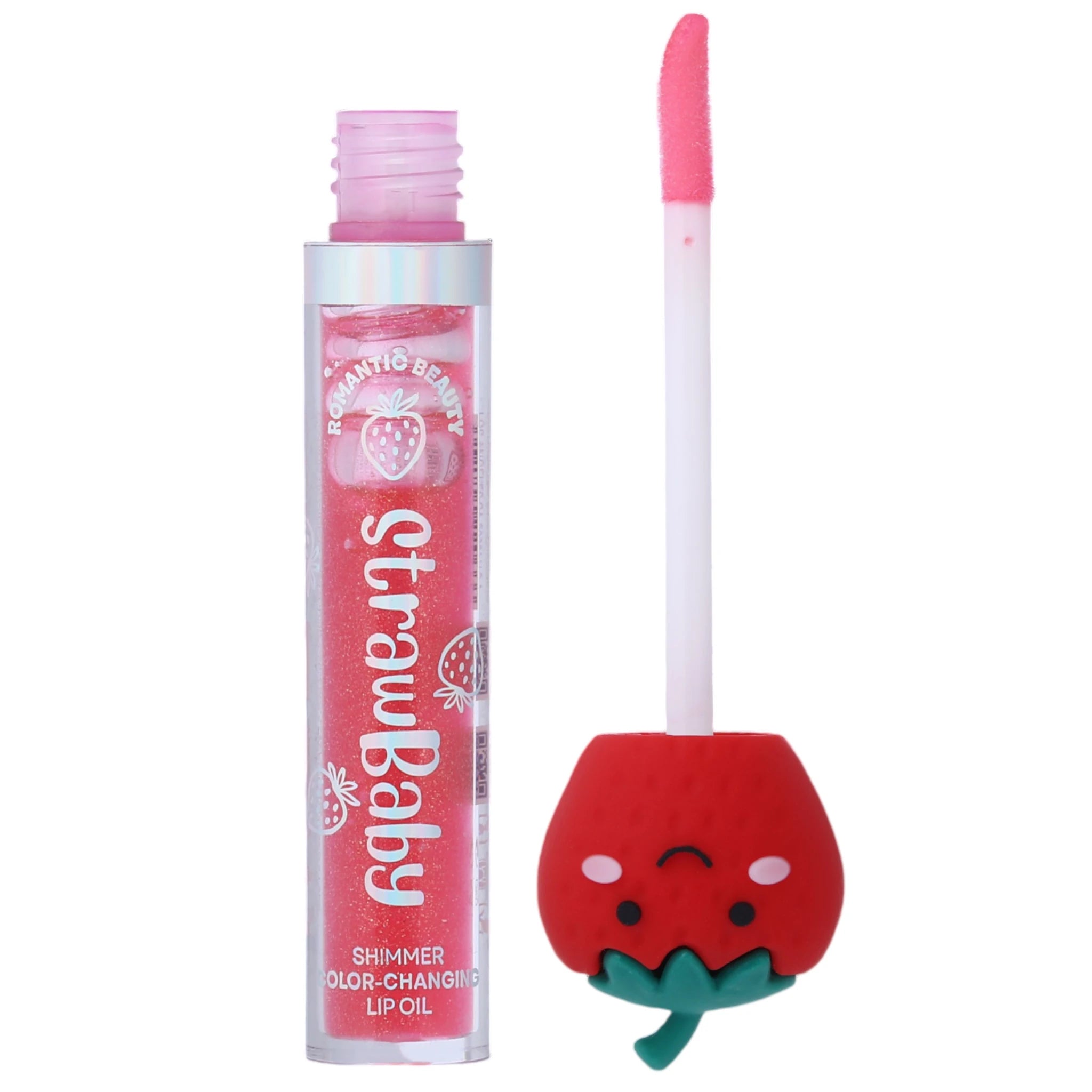 (24-pack) Romantic Beauty Strawbaby Shimmer Lip Oil - Thumbnail 3