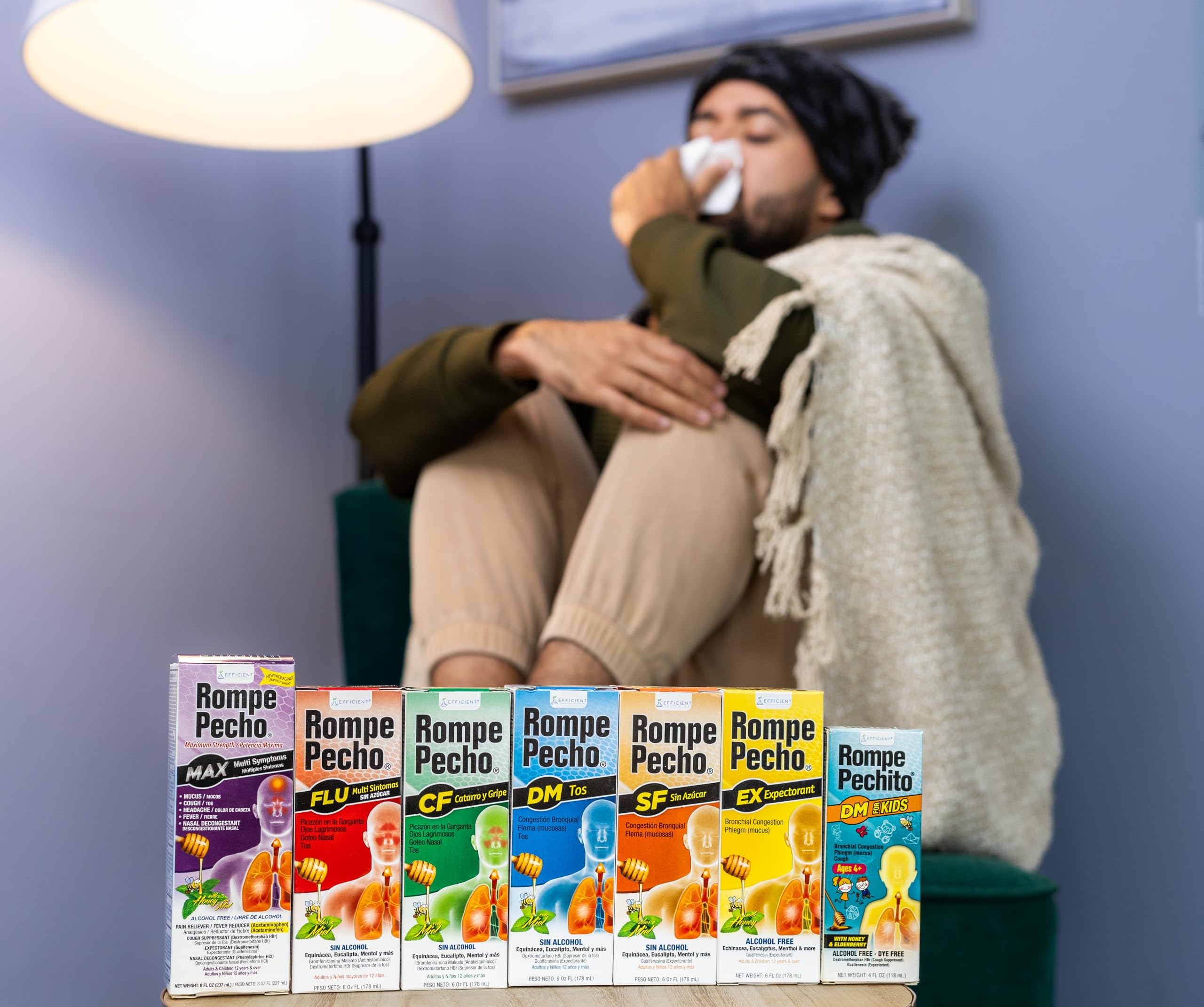 Rompe Pecho Sf Flu Cold and Flu Syrup 6 oz - Thumbnail 1