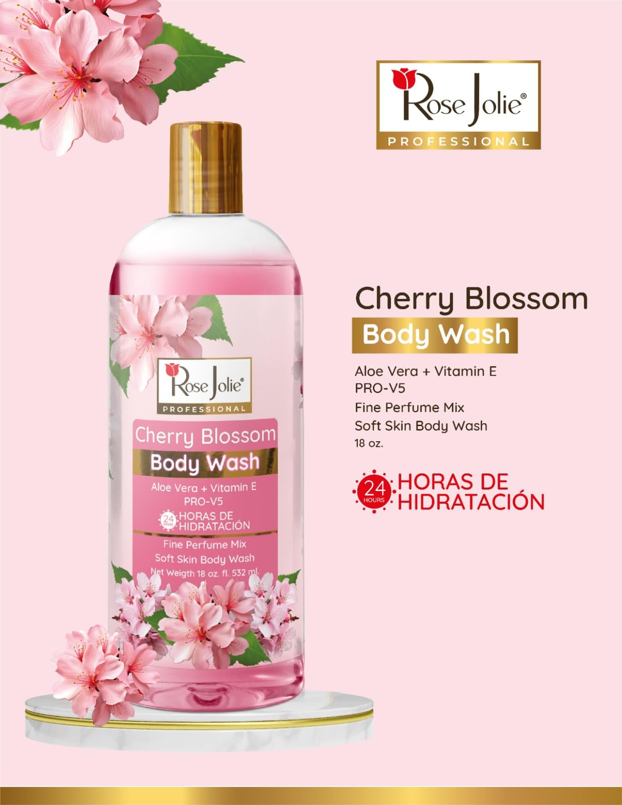 Rose Jolie Bdy Wsh Chr Bloss 18 - Thumbnail 3
