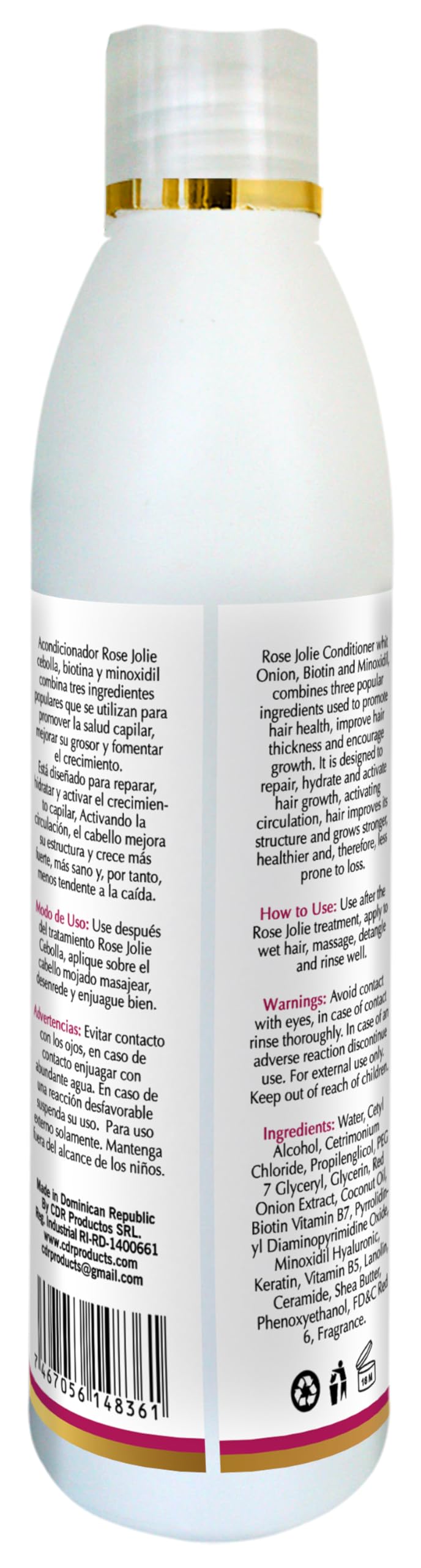 Rose Jolie Onion Cond 17 oz - Thumbnail 2