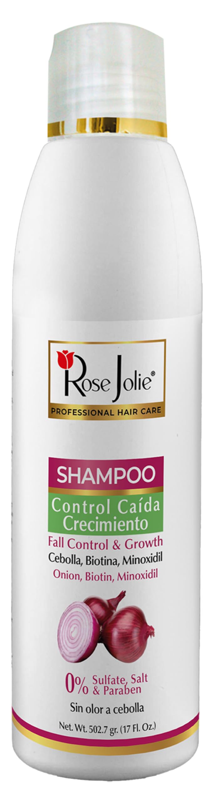 Rose Jolie Onion Shamp 17 oz