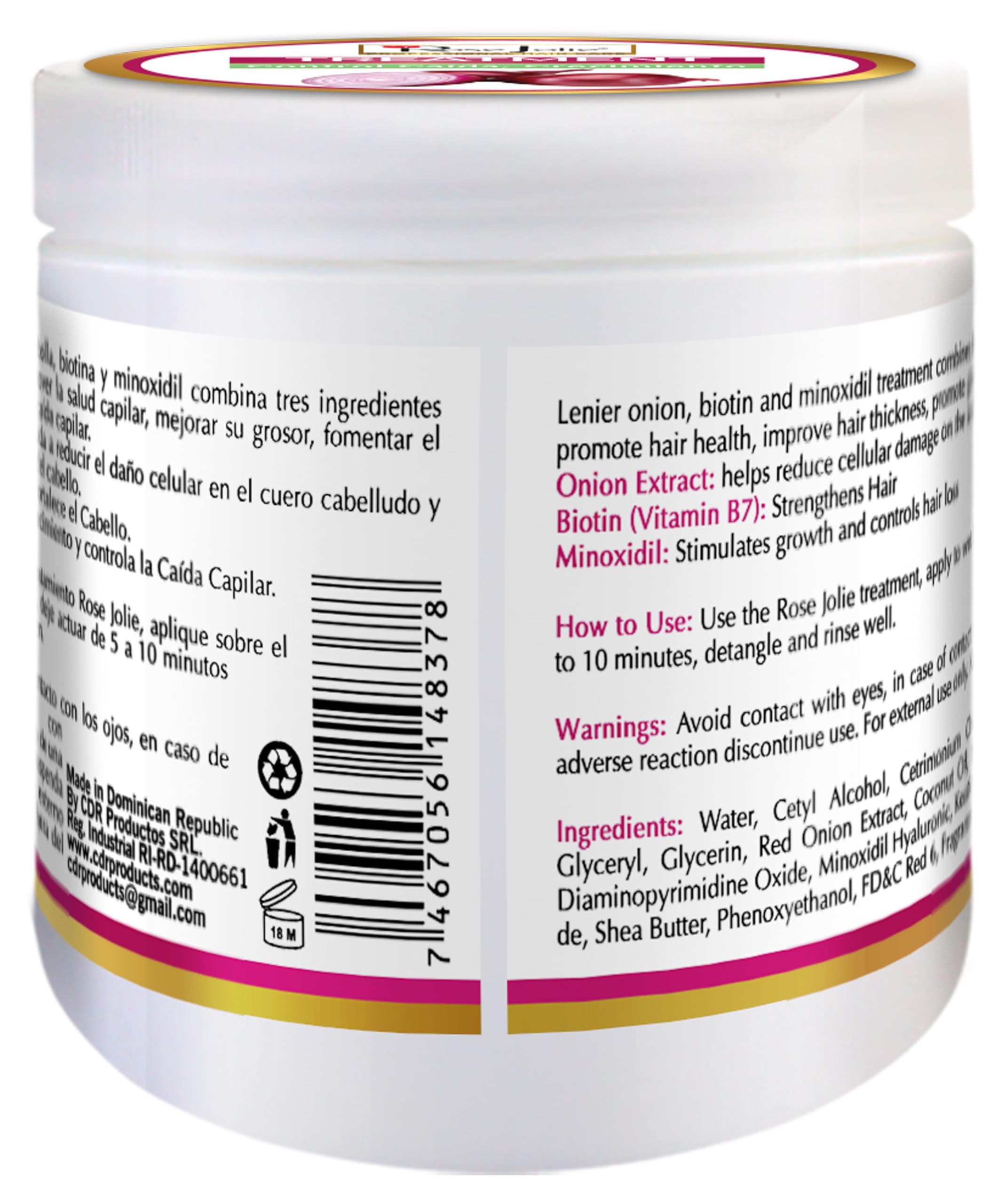 Rose Jolie Onion Treatmt 16 oz - Thumbnail 2