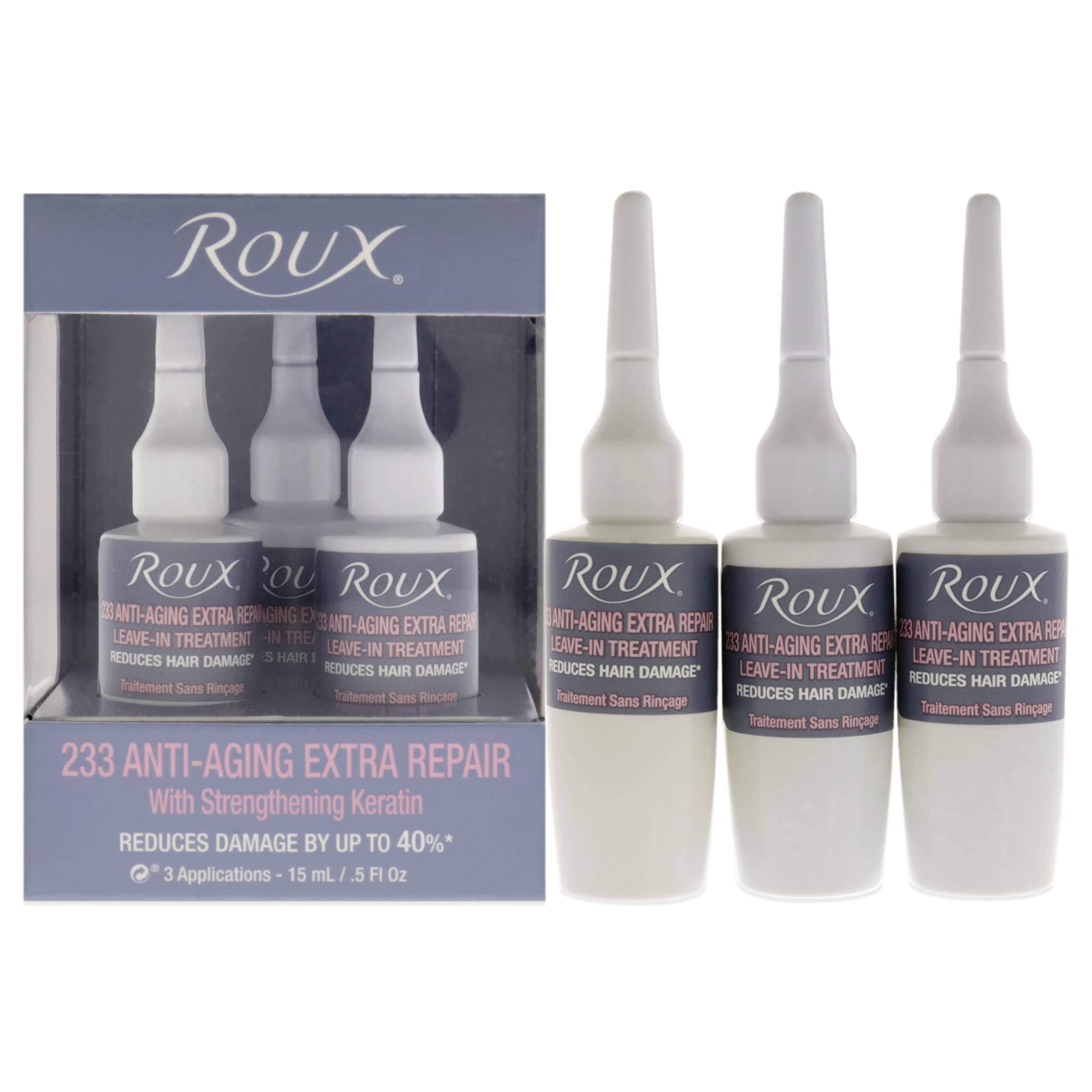 Roux 233 Anti Aging Extra Repair Leave In Treatment With Strengthening Keratin