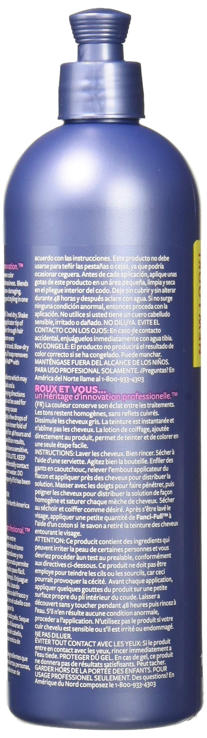 Roux Fanci Full Temporary Haircolor Rinse Black Rage 15.2 oz - Thumbnail 3
