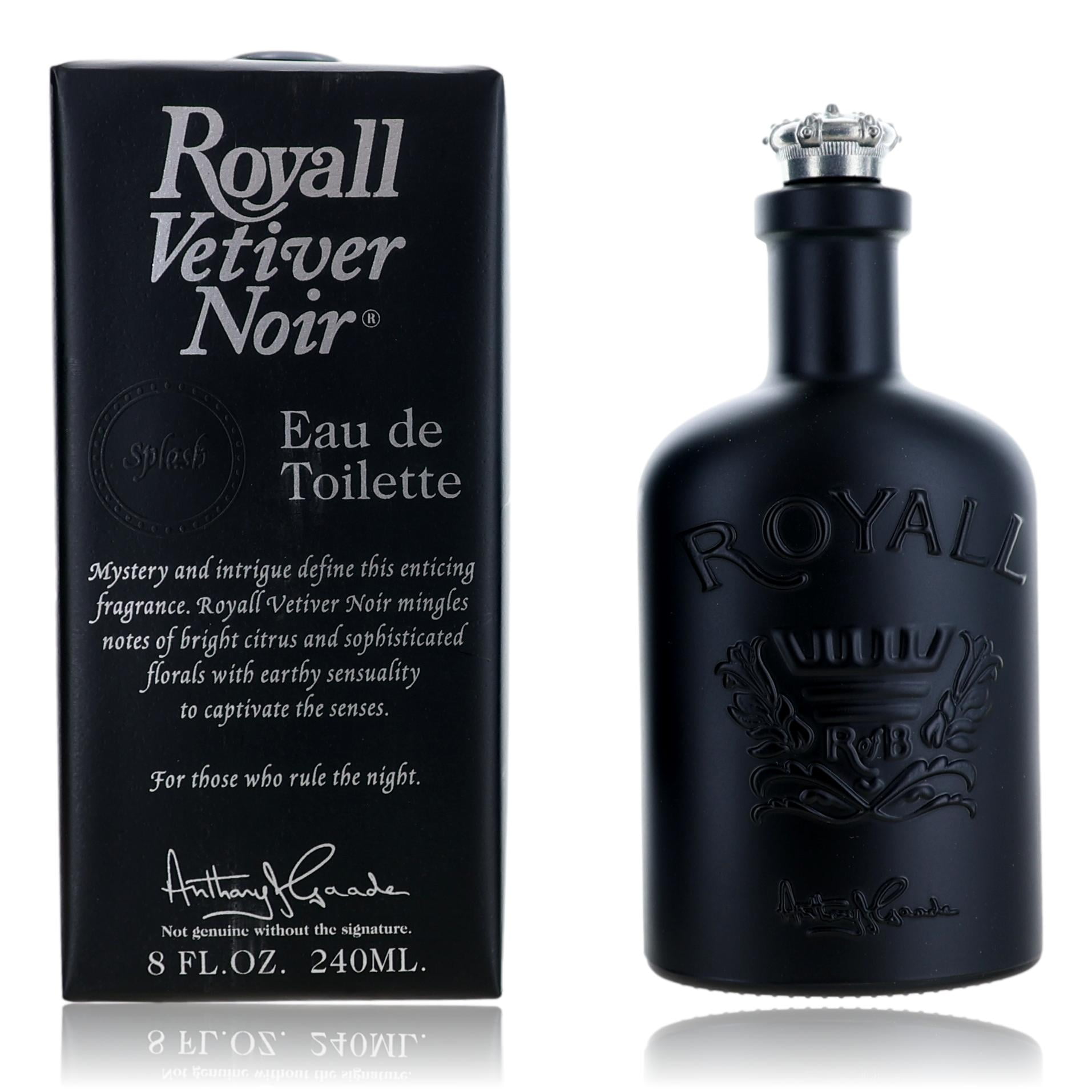 Royall Vetiver Noir Vetiver Amber 8 Fl Oz Splash For Men EDT