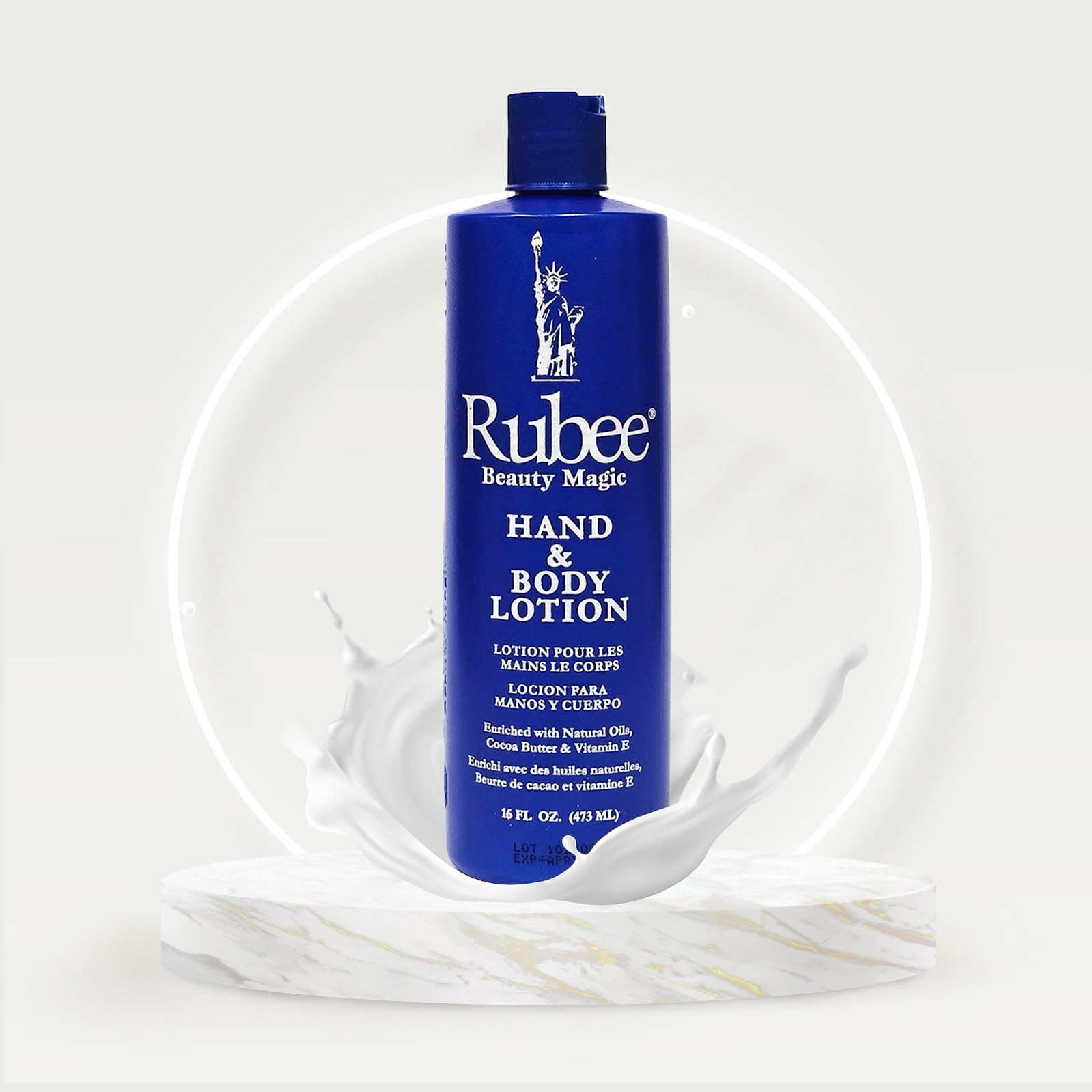 Rubee Body Hand Lotion Non Greasy Lotion Men . Cacao Butter Lotion for - Thumbnail 3