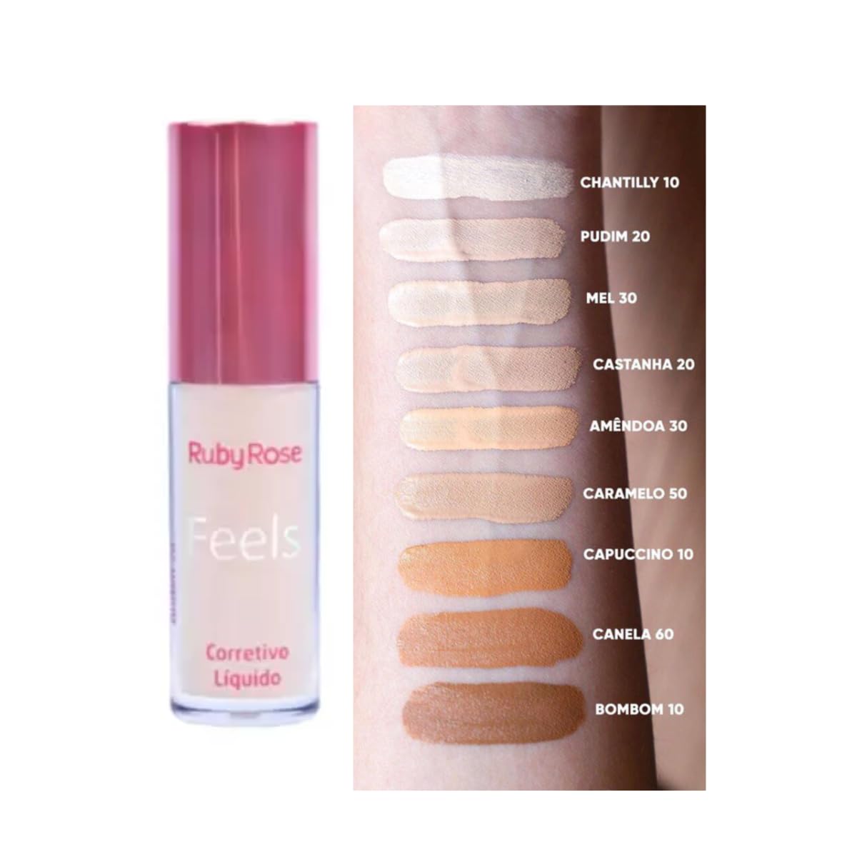 (36-pack) Ruby Rose Feels Liquid Concealer Pudim 20