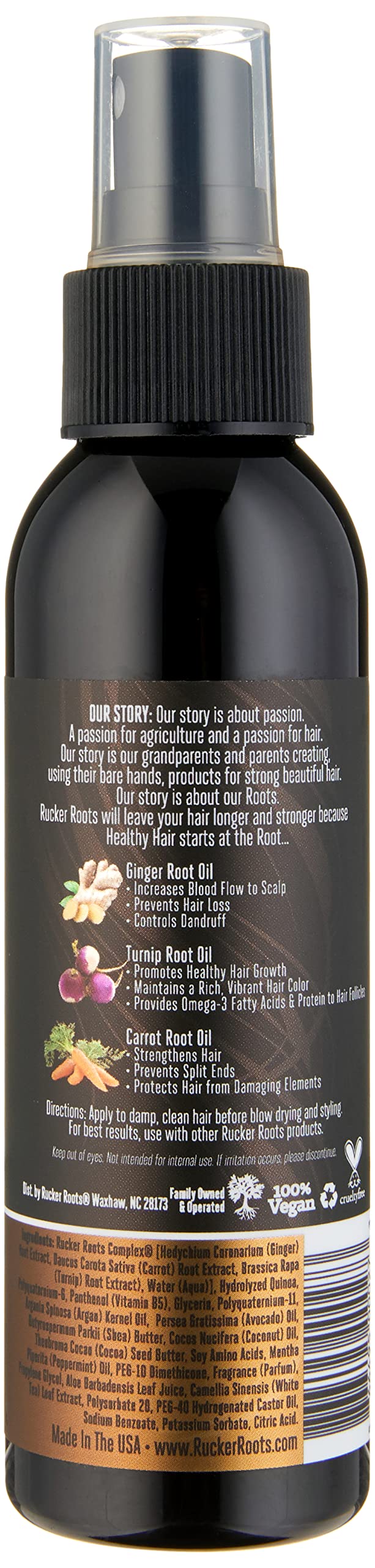 Rucker Roots Leave In Heat Protectant With Biotin . All Hair Type Adult Unisex - Thumbnail 2