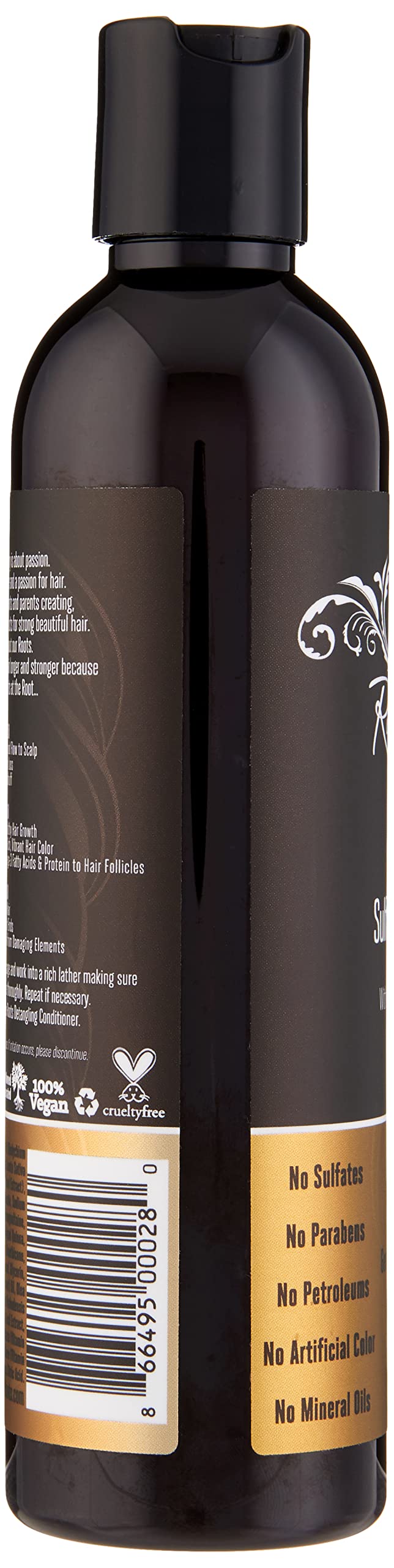 Rucker Roots Smoothing Sulfate Free Shampoo |ginger Turnip Carrot Root Oils| - Thumbnail 3