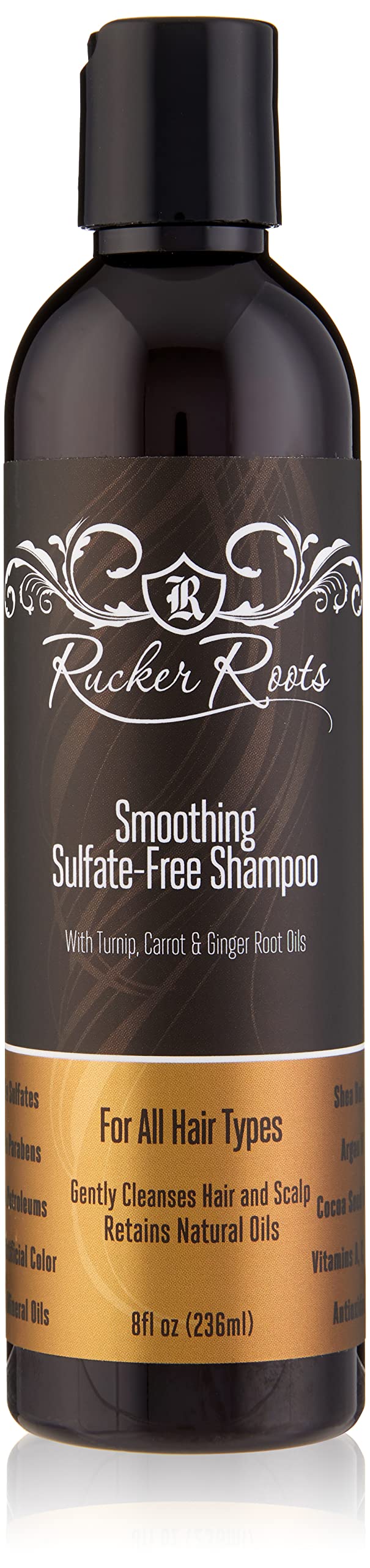 Rucker Roots Smoothing Sulfate Free Shampoo |ginger Turnip Carrot Root Oils|