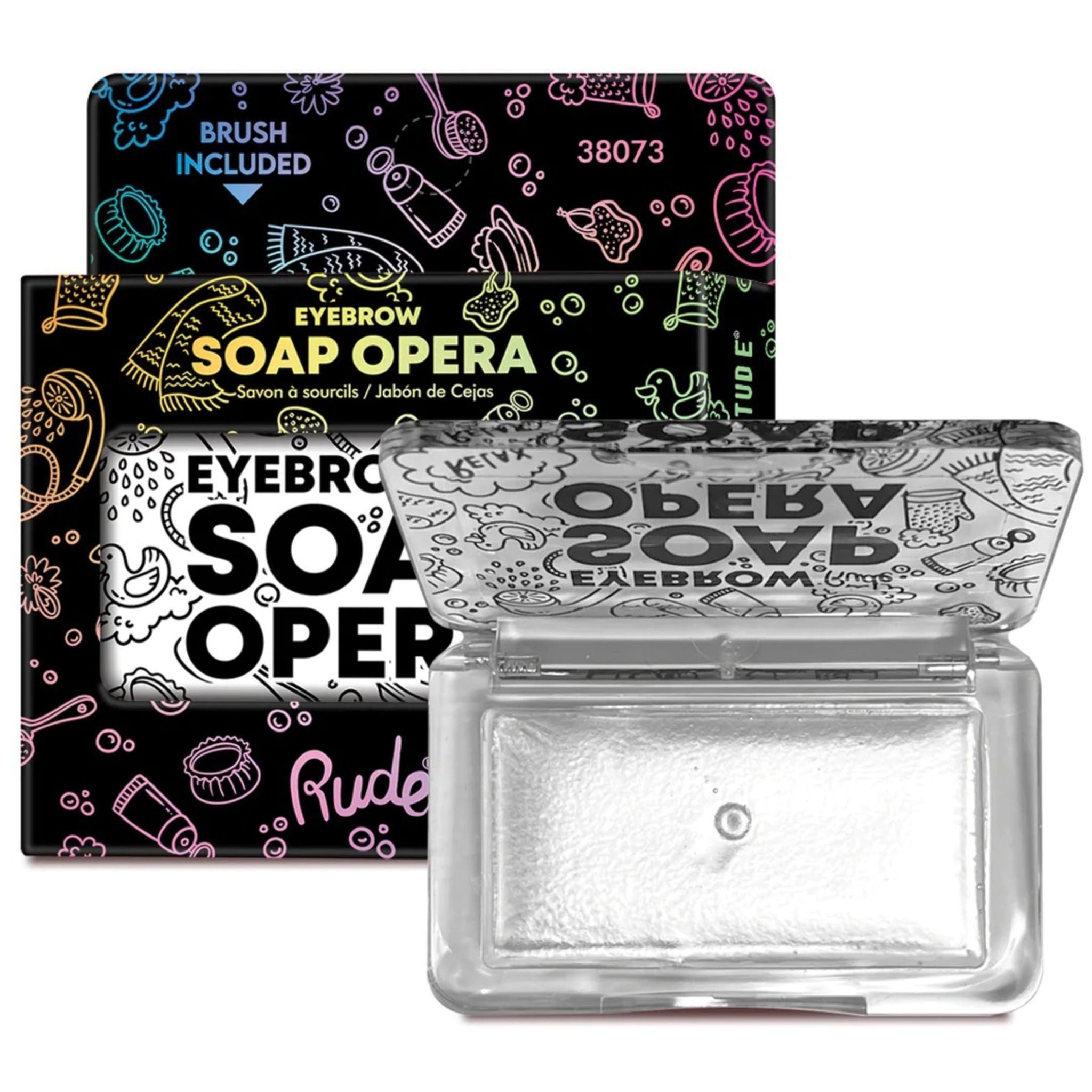 (4-pack) Rude Cosmetics Eyebrow Soap Opera - Thumbnail 2