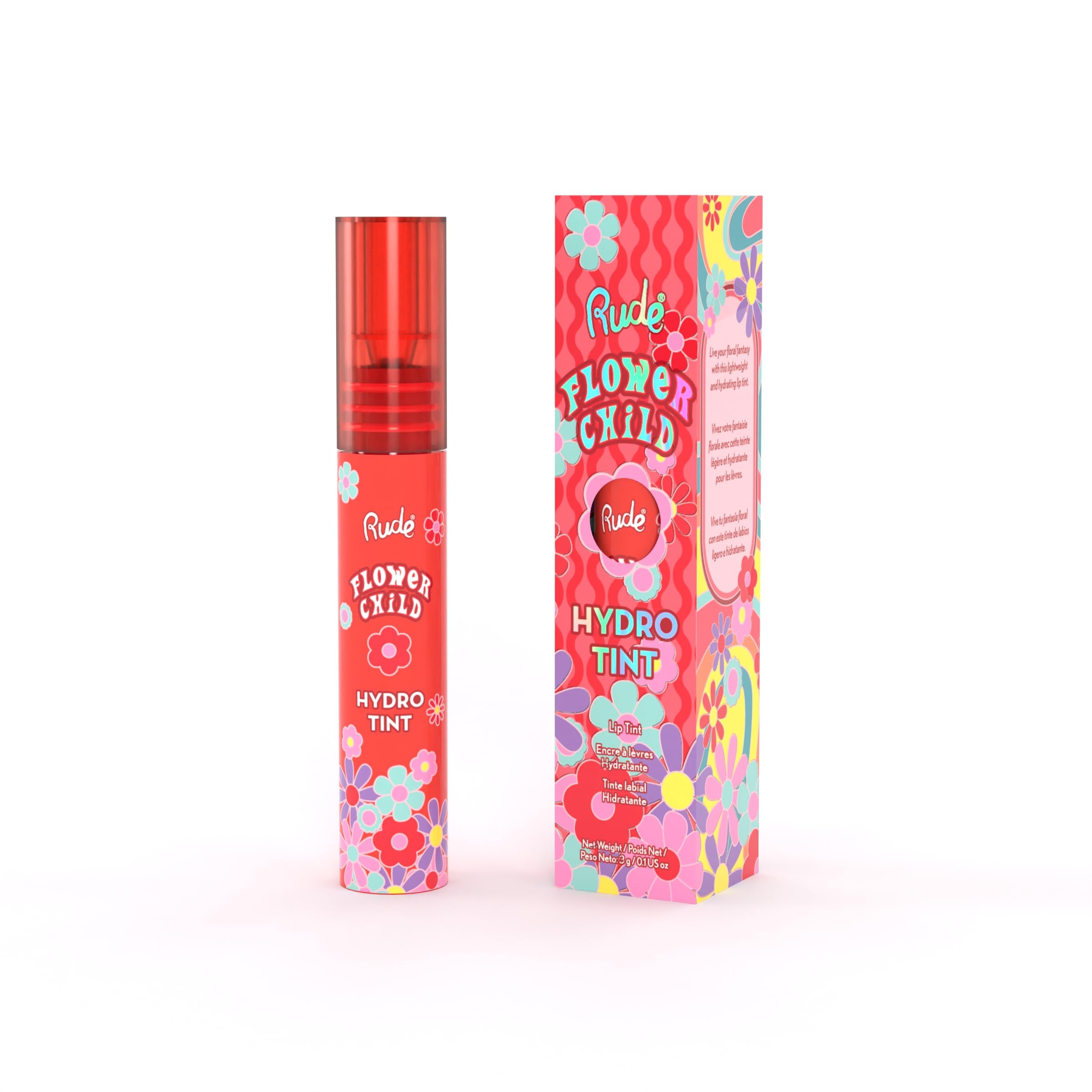 (10-pack) Rude Cosmetics Flower Child Hydro Tint Assorted - Thumbnail 2