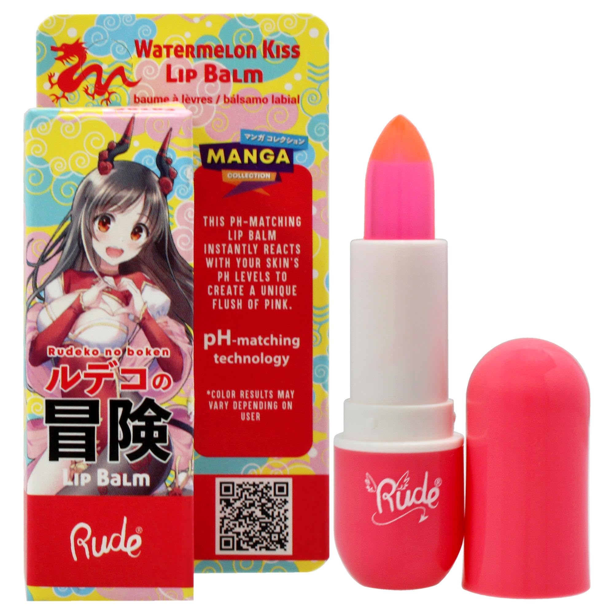 (4-pack) RUDE Manga Collection Lip Balm