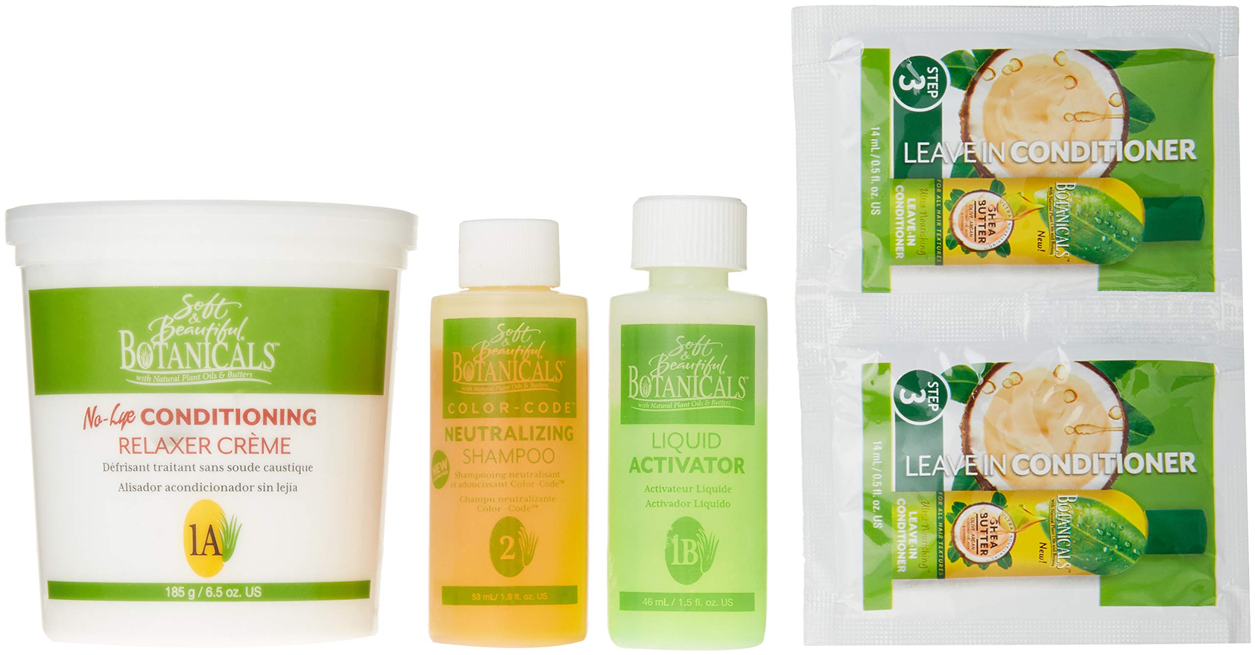 Soft and Beautiful Botanicals With Natural Plant and Butters Relaxer Kit