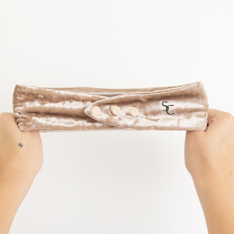 Swirlycurly Women’s Fashion Headband for Natural Curly Hair | No Slip 3 Snap - Thumbnail 3