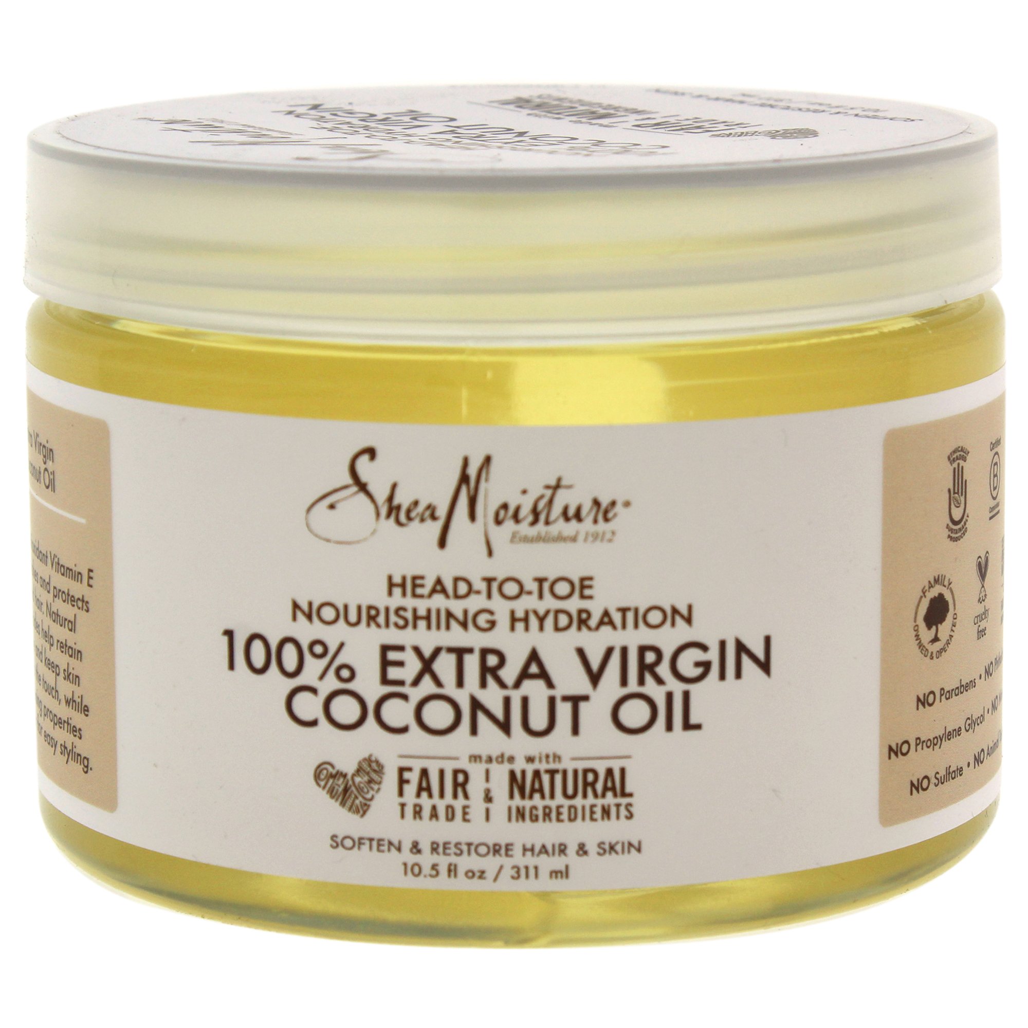 Sheamoisture Organic Smo 100% Pure Coconut Oil 10.5 oz