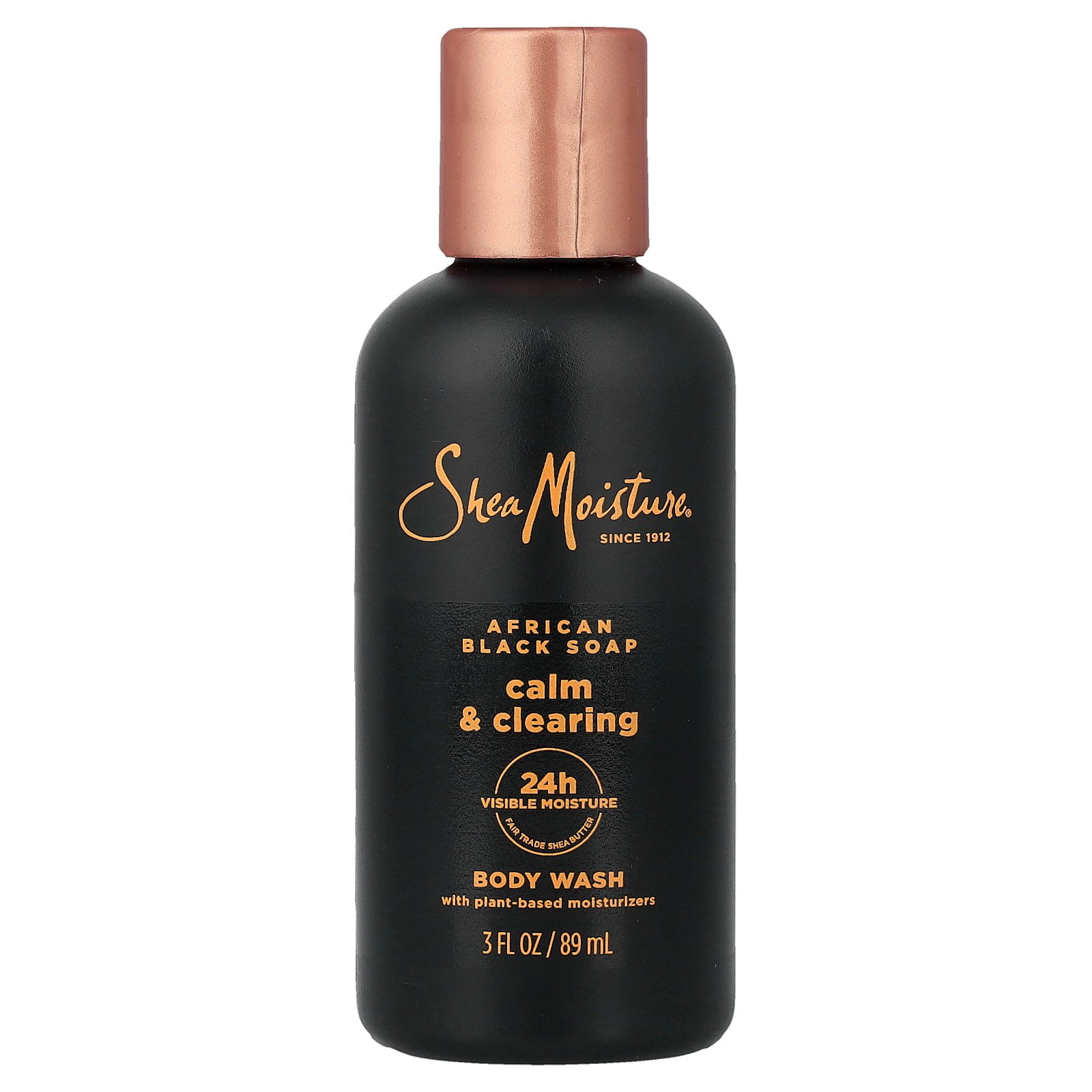 Sheamoisture Calm Clearing Body Wash African Black Soap 3 Fl Oz 89 ml