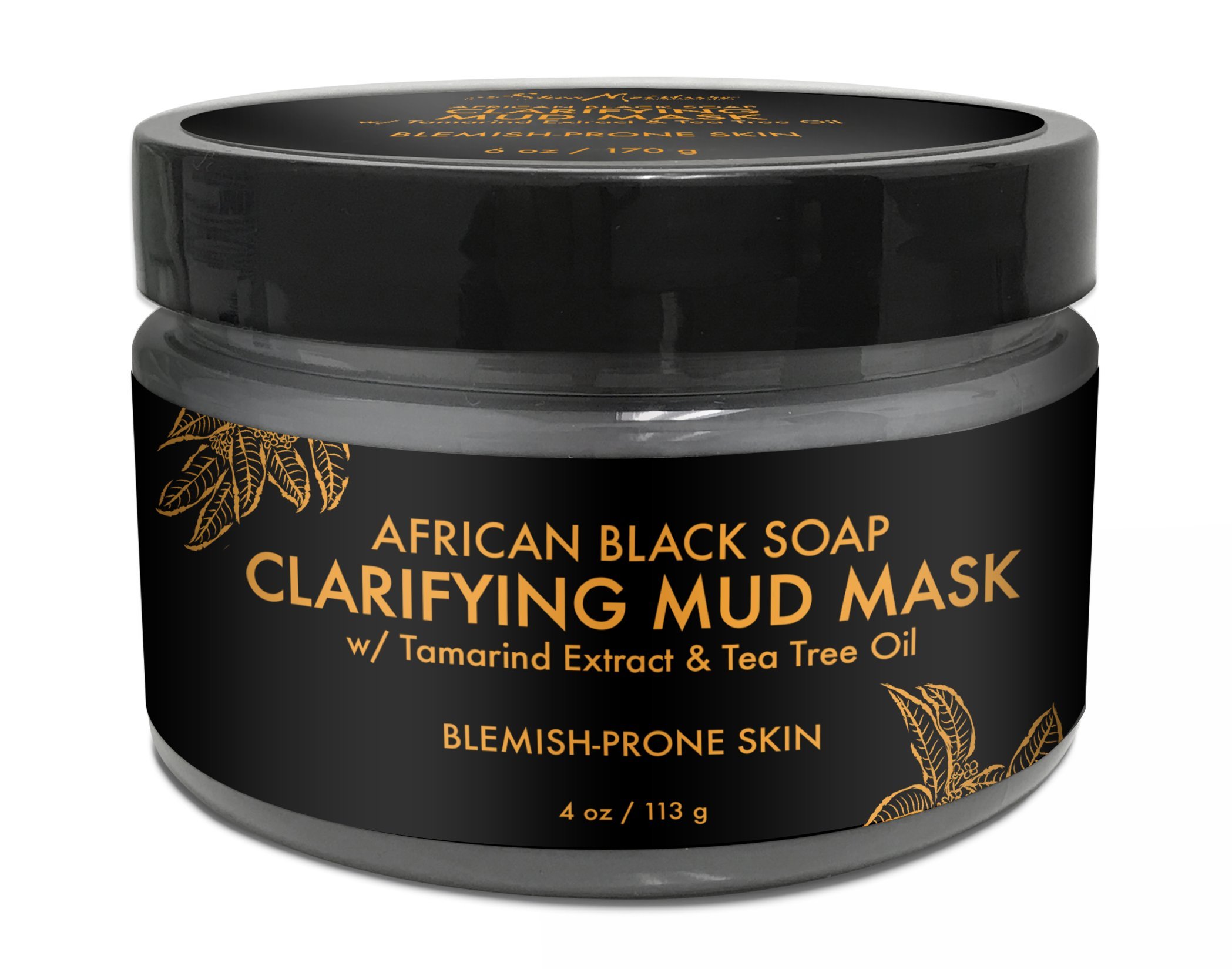 Sheamoisture African Black Soap Clarifying Mud Mask 4 oz - Thumbnail 3