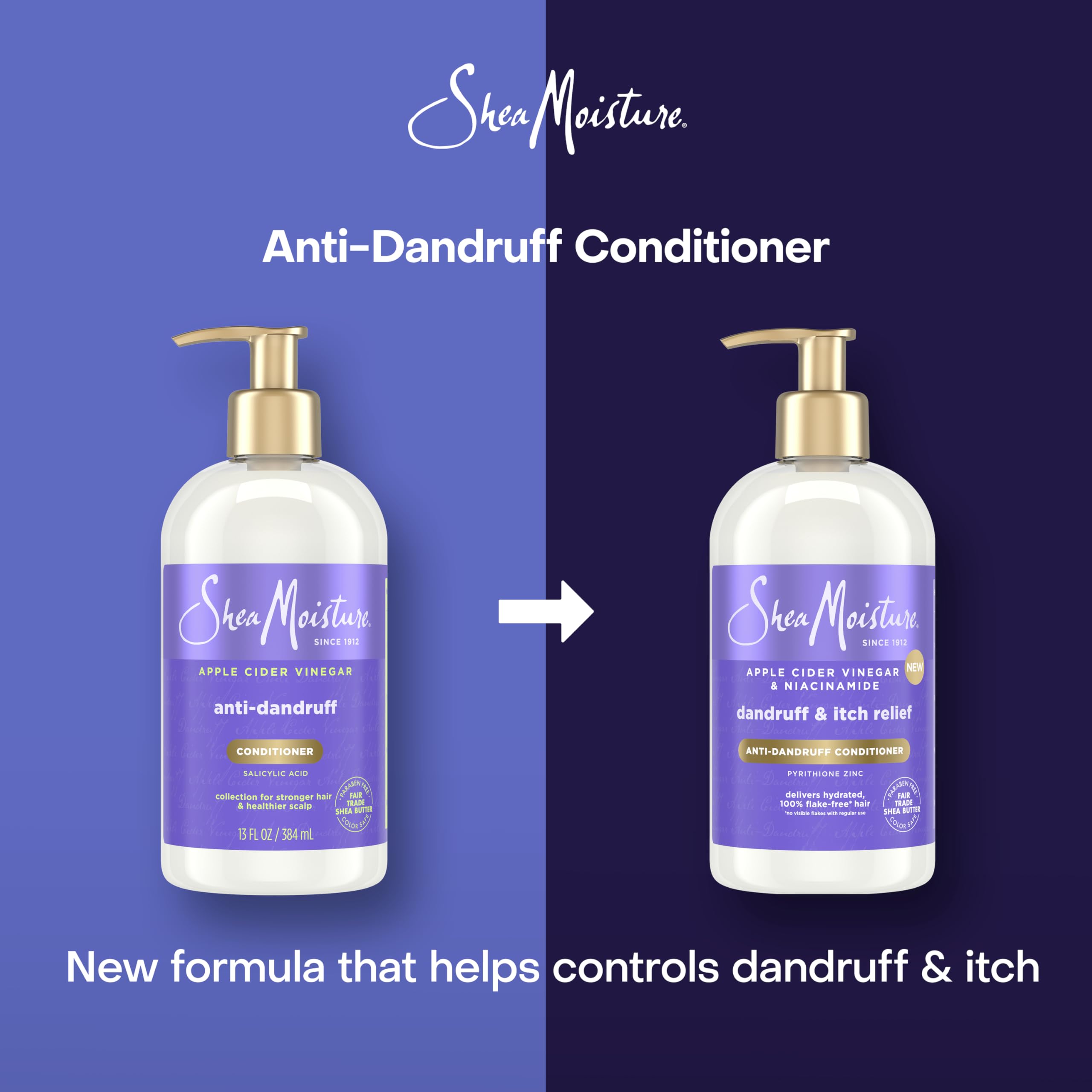Sheamoisture Anti Dandruff Conditioner for Soft Smooth Hair Apple Cider Vinegar - Thumbnail 3