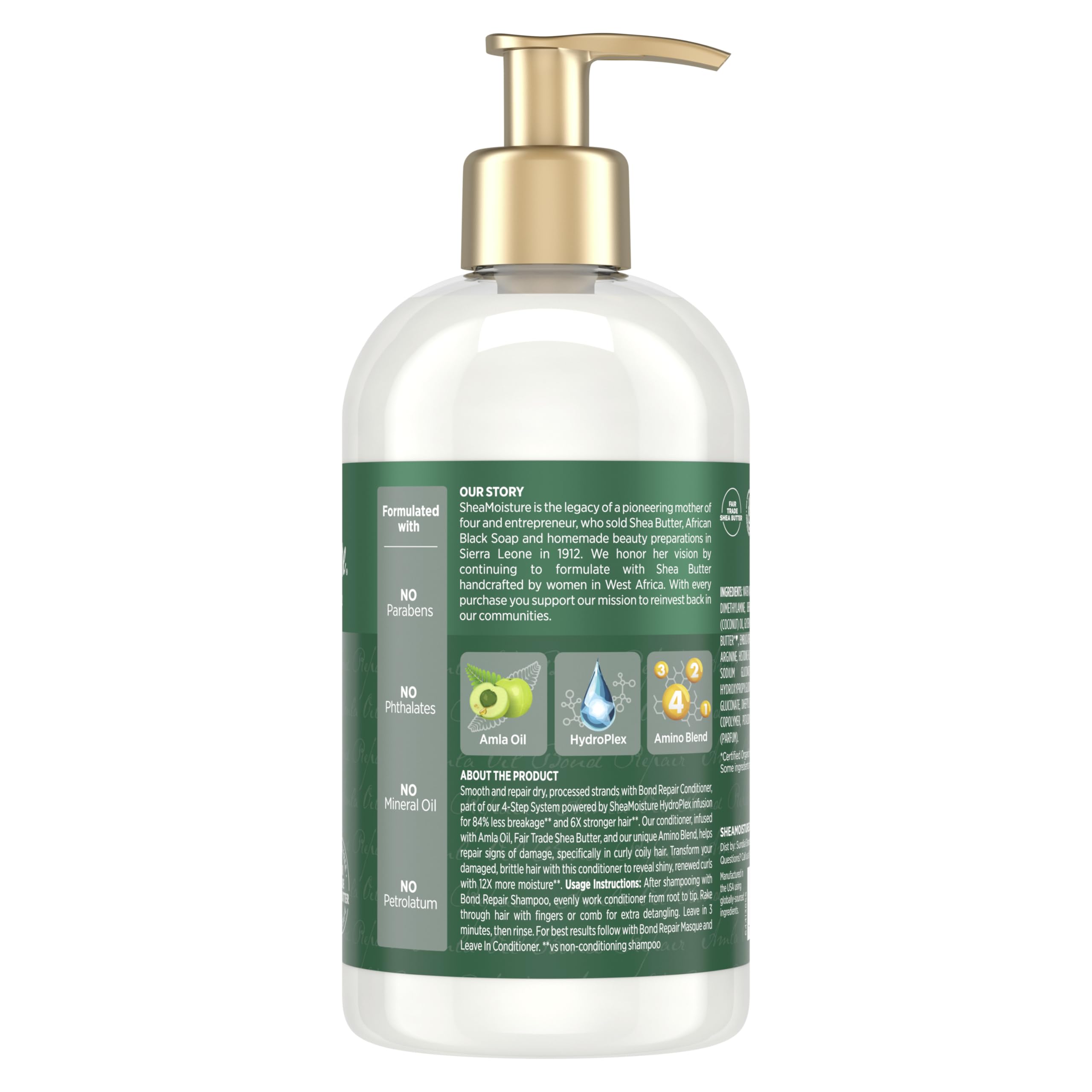 Sheamoisture Bond Repair Conditioner Amla Oil 13 Fl Oz - Thumbnail 2