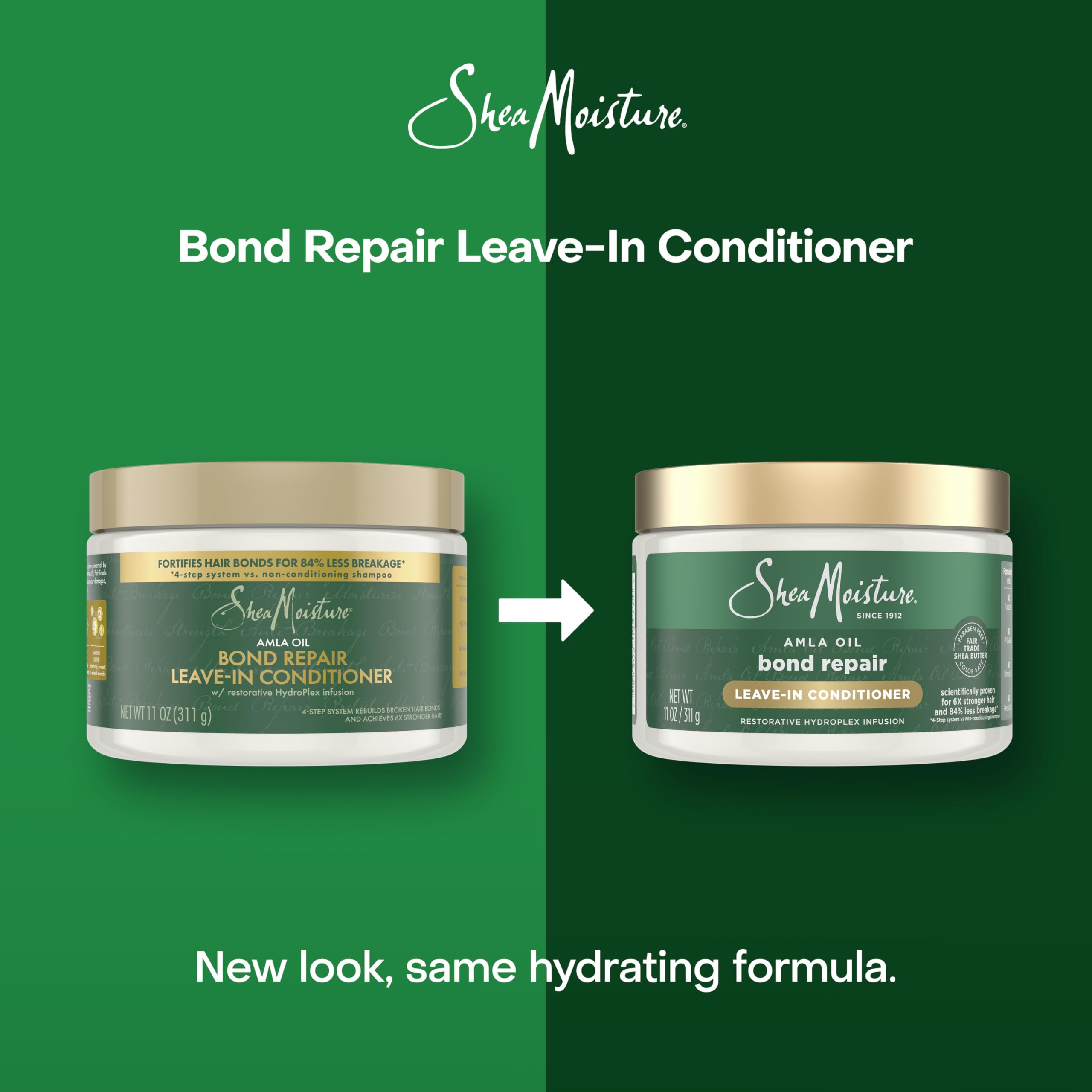 Shea Moisture Bond Repair Leave In Conditioner Amla Oil Protects Against Damage - Thumbnail 3