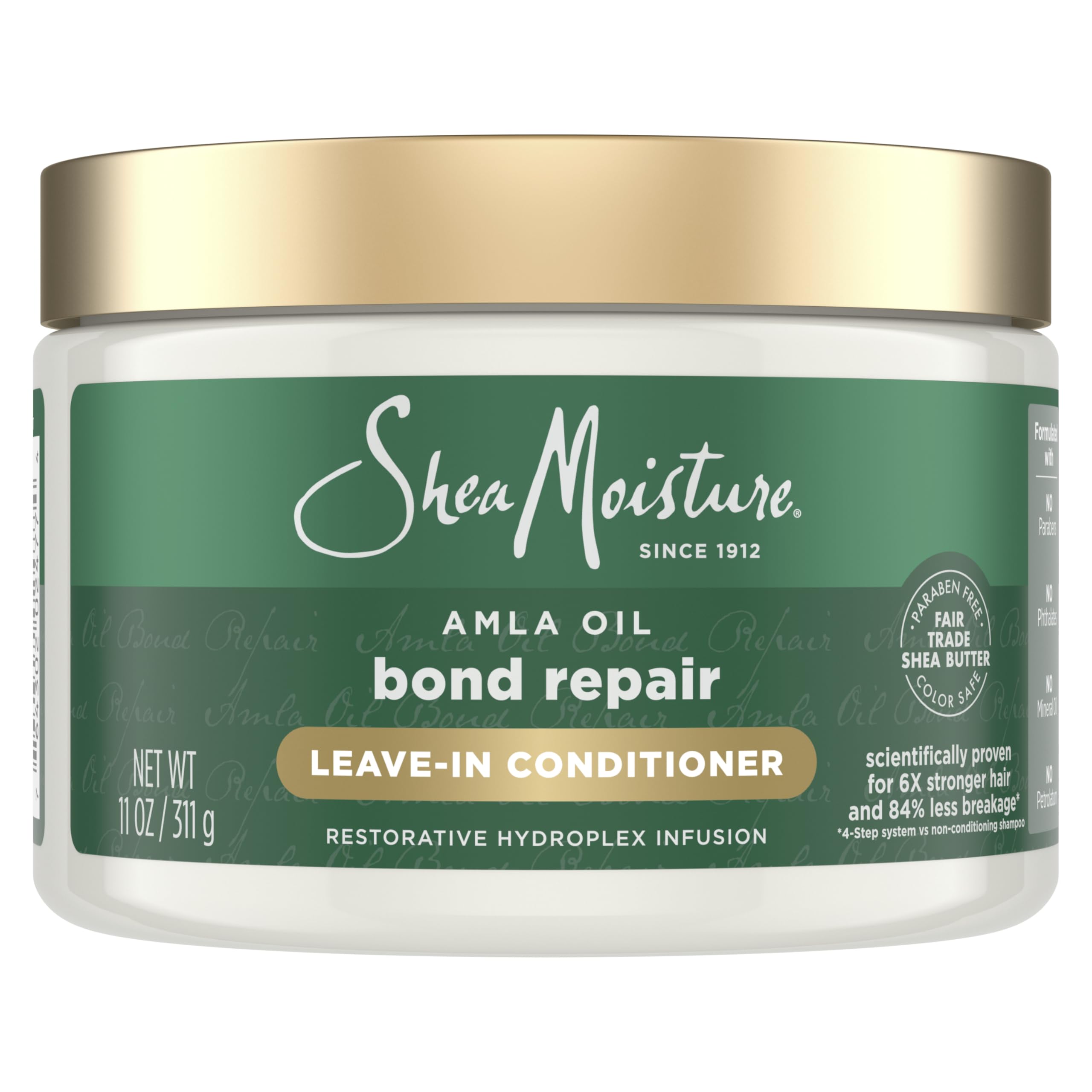 Shea Moisture Bond Repair Leave In Conditioner Amla Oil Protects Against Damage