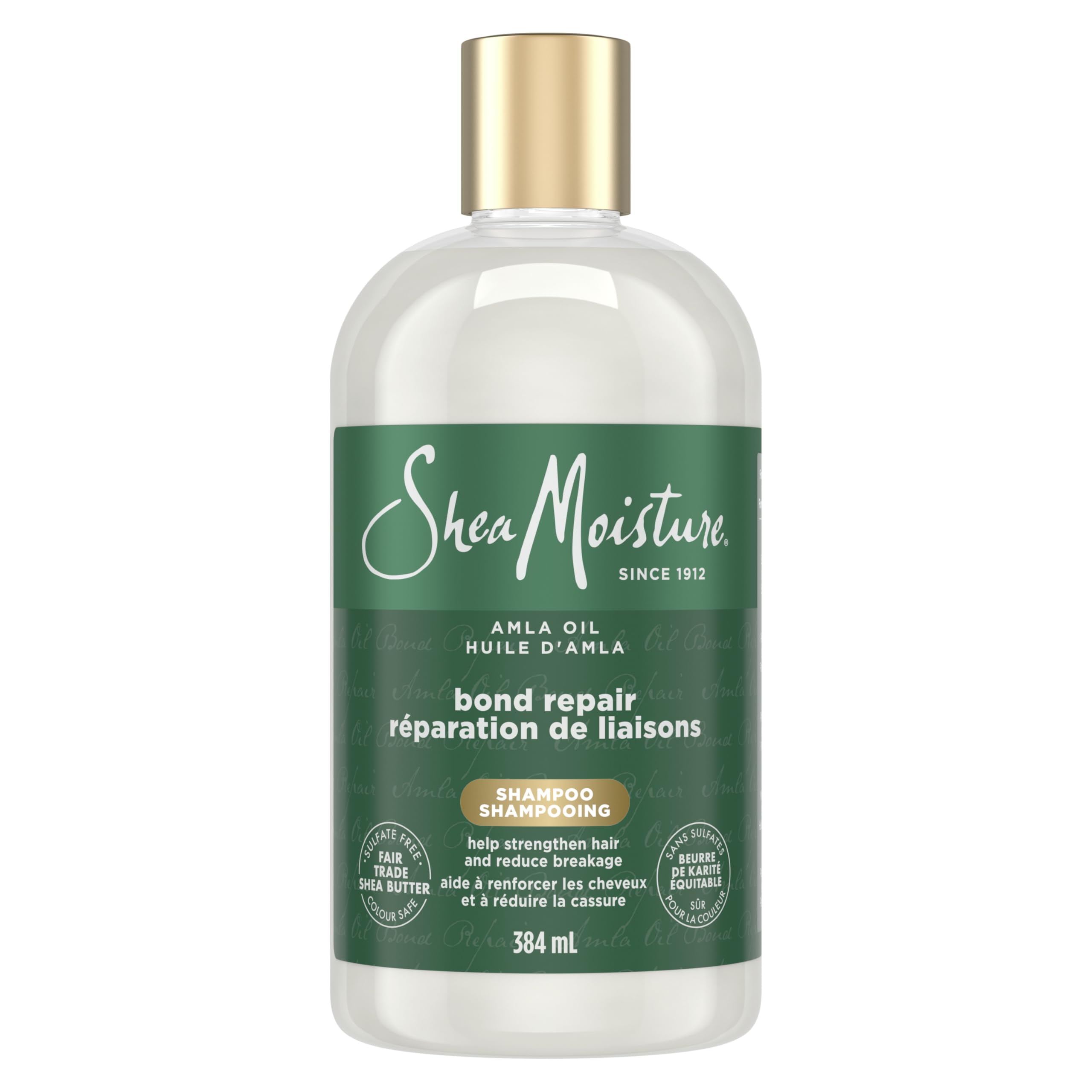Shea Moisture Bond Repair Shampoo Amla Oil Deeply Cleanses and Removes Build Up