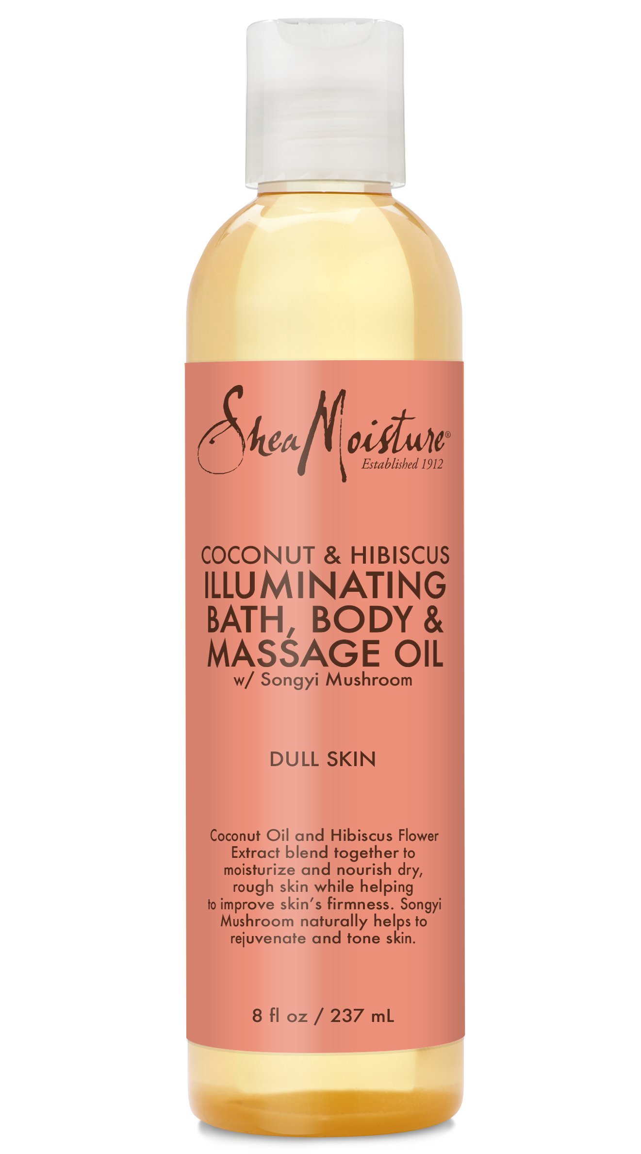 Shea Moisture Coconut Hibiscus Massage Oil and Body Oil for Dry Skin Bath Oil - Thumbnail 3