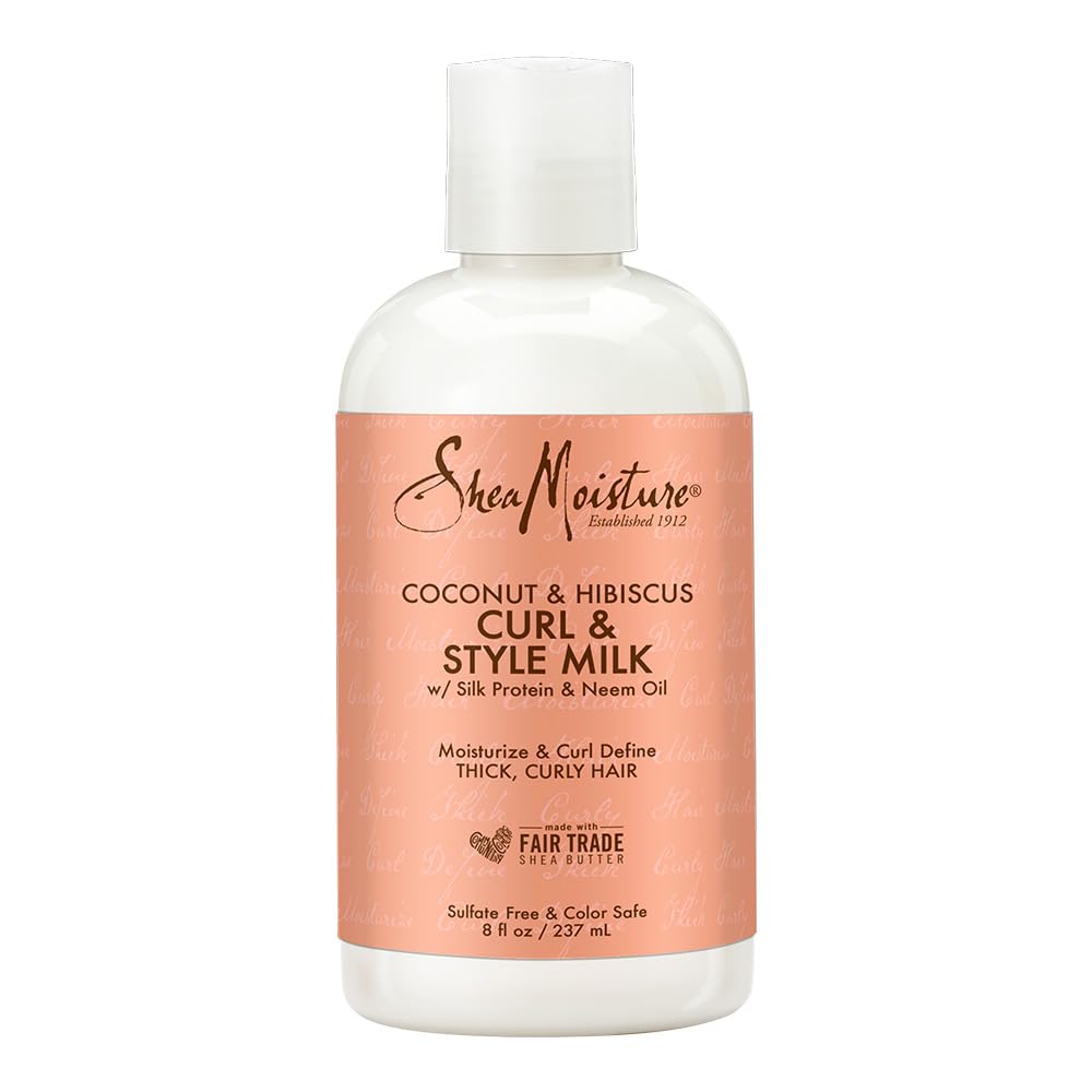 Shea Moisture Coconut Hibiscus Curl Style Milk 8 oz - Thumbnail 3