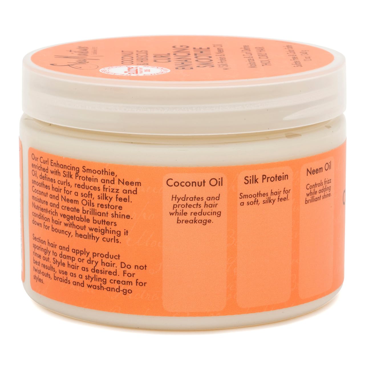 Shea Moisture Coconut Hibiscus Curl Enhancing Smoothie Multi 12 oz - Thumbnail 2