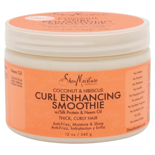 Shea Moisture Coconut Hibiscus Curl Enhancing Smoothie Multi 12 oz - Thumbnail 3