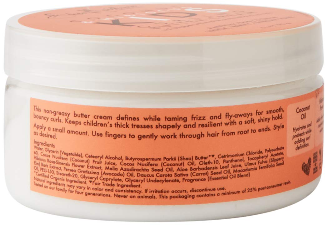 Sheamoisture Kid's Butter Curly Hair Cream Coconut Hibiscus 6 oz - Thumbnail 2
