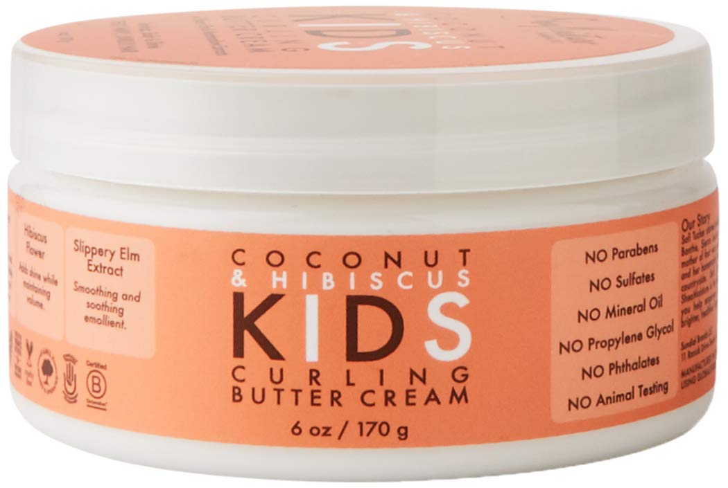 Sheamoisture Kid's Butter Curly Hair Cream Coconut Hibiscus 6 oz
