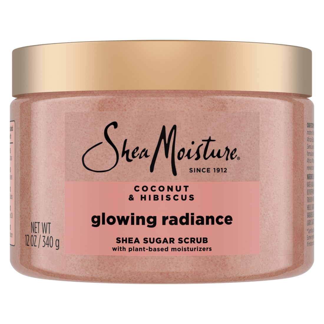 Sheamoisture Shea Sugar Body Scrub for Glowing Radiance Coconut Hibiscus