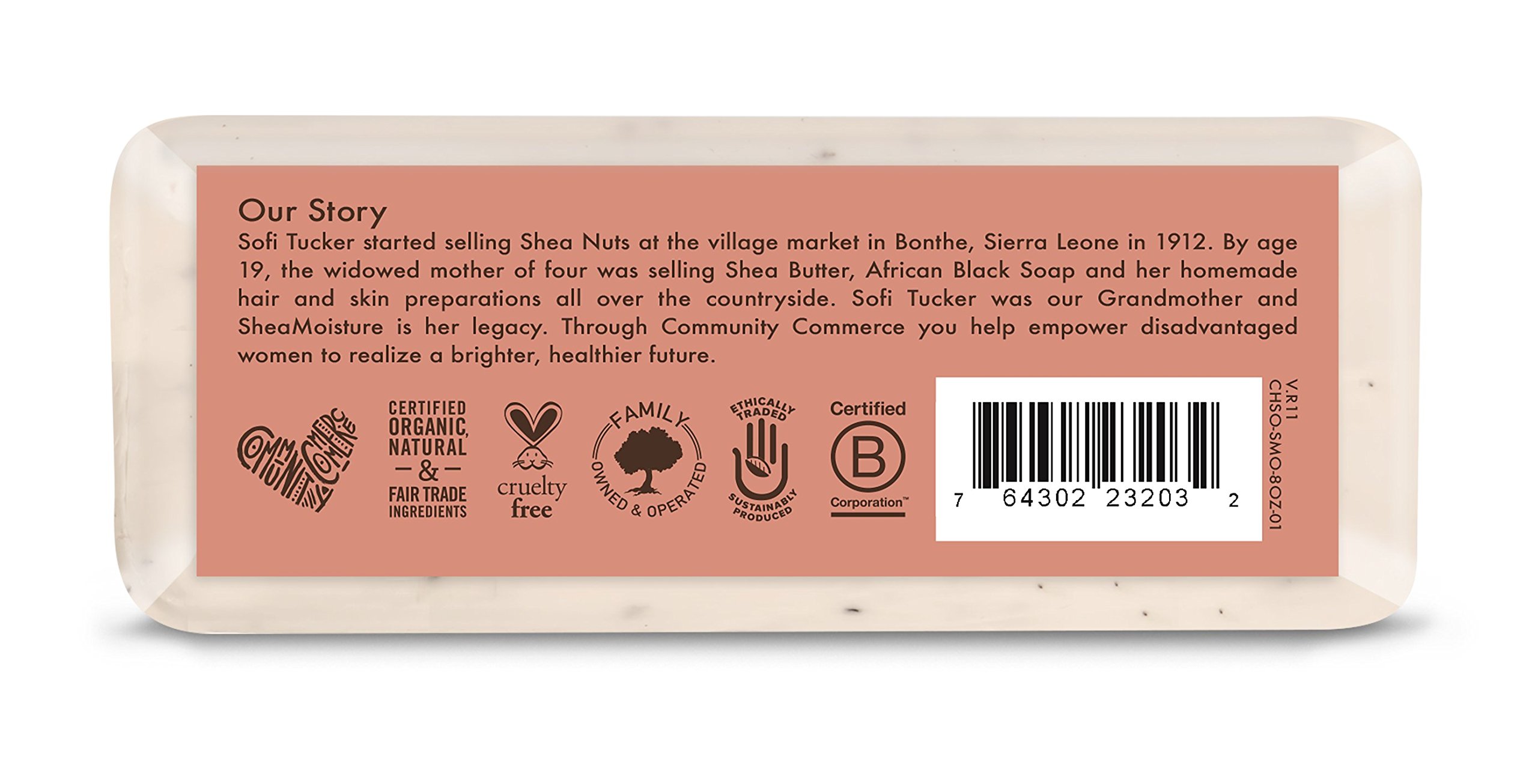 Sheamoisture Bar Soap Coconut Hibiscus Glowing Radiance 8 oz - Thumbnail 2