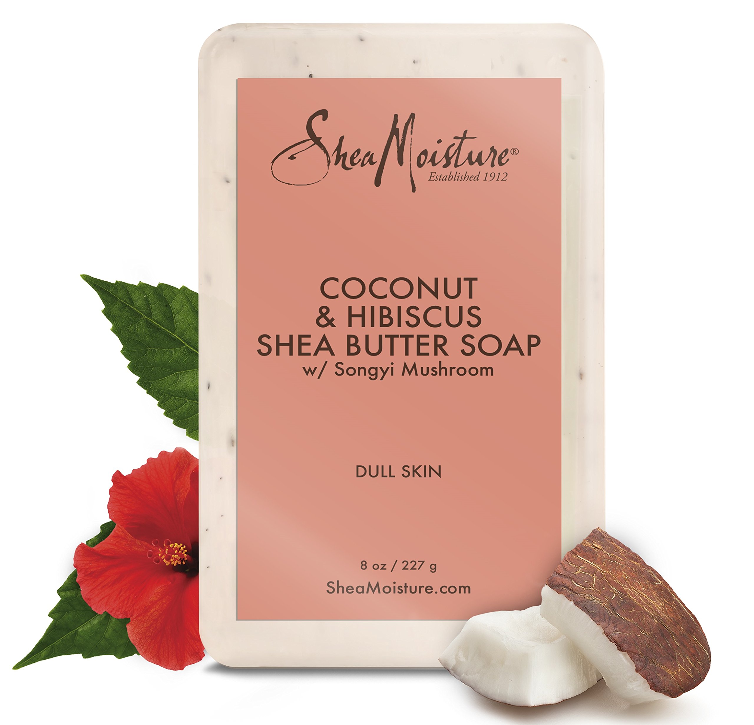 Sheamoisture Bar Soap Coconut Hibiscus Glowing Radiance 8 oz