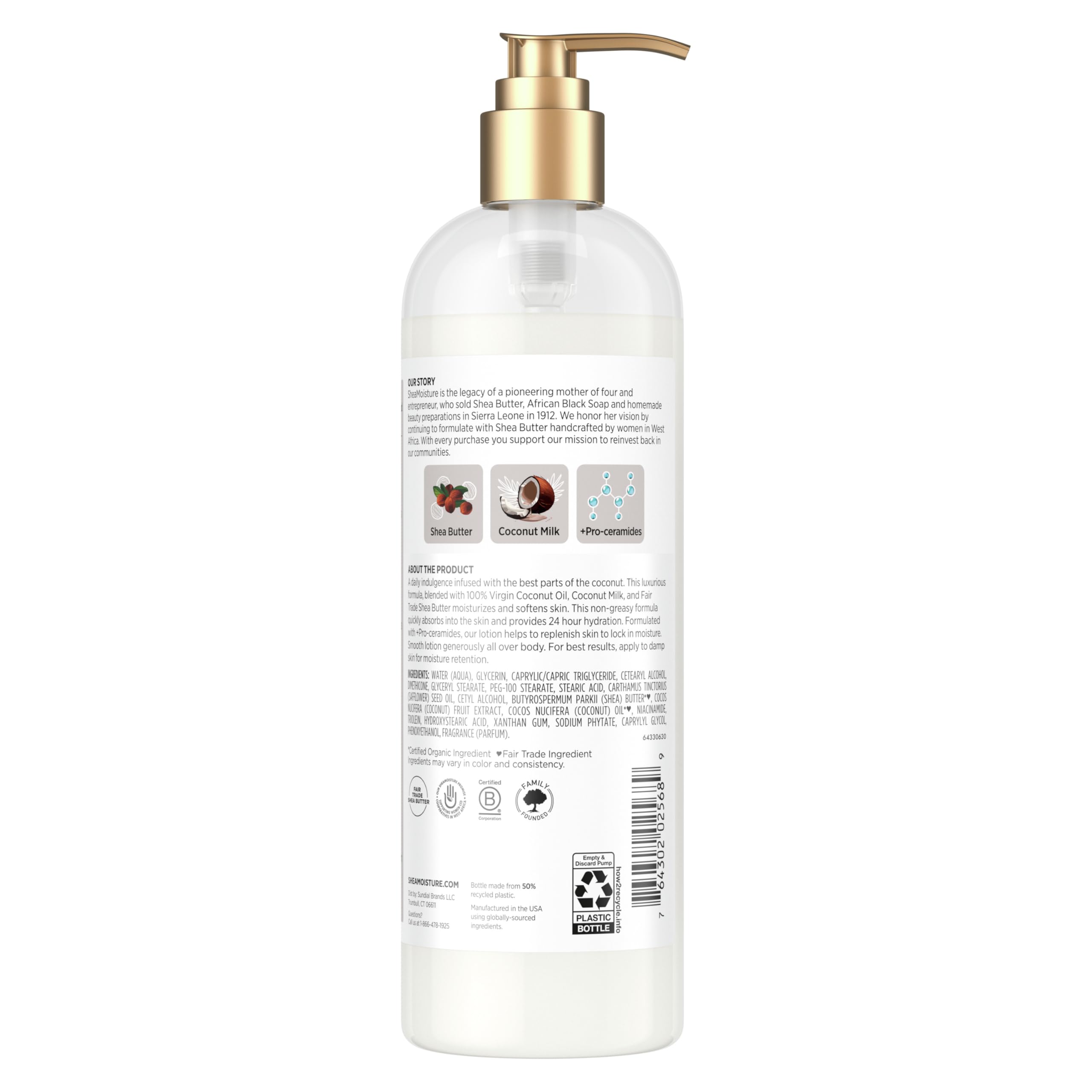 Sheamoisture Daily Hydration Nourishing Body Lotion 100% Virgin Coconut Oil All - Thumbnail 2