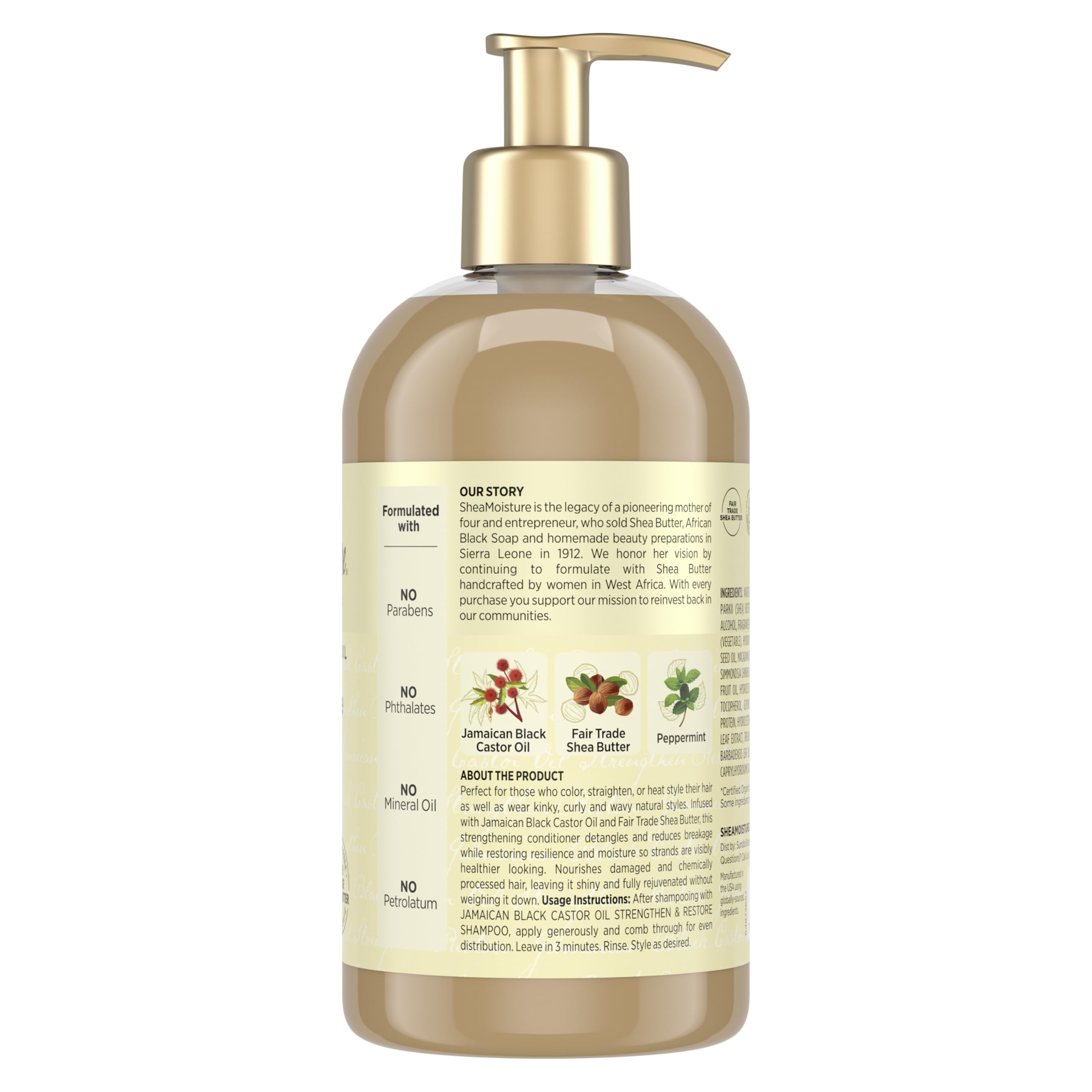 Sheamoisture Conditioner 100% Pure Jamaican Black Castor Oil 13 oz - Thumbnail 2