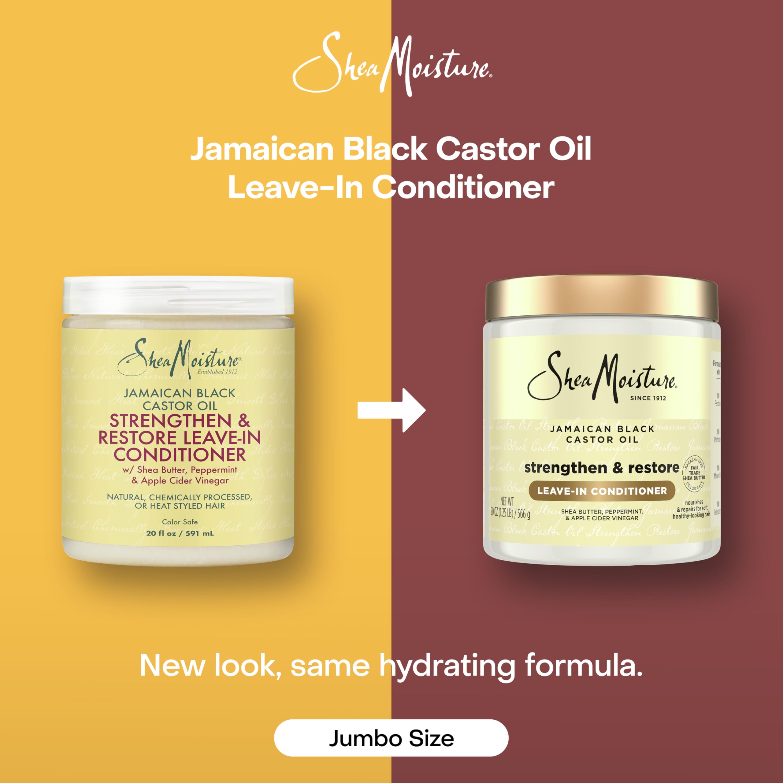 Sheamoisture Leave In Conditioner Jamaican Black Castor Oil Conditioner for - Thumbnail 3